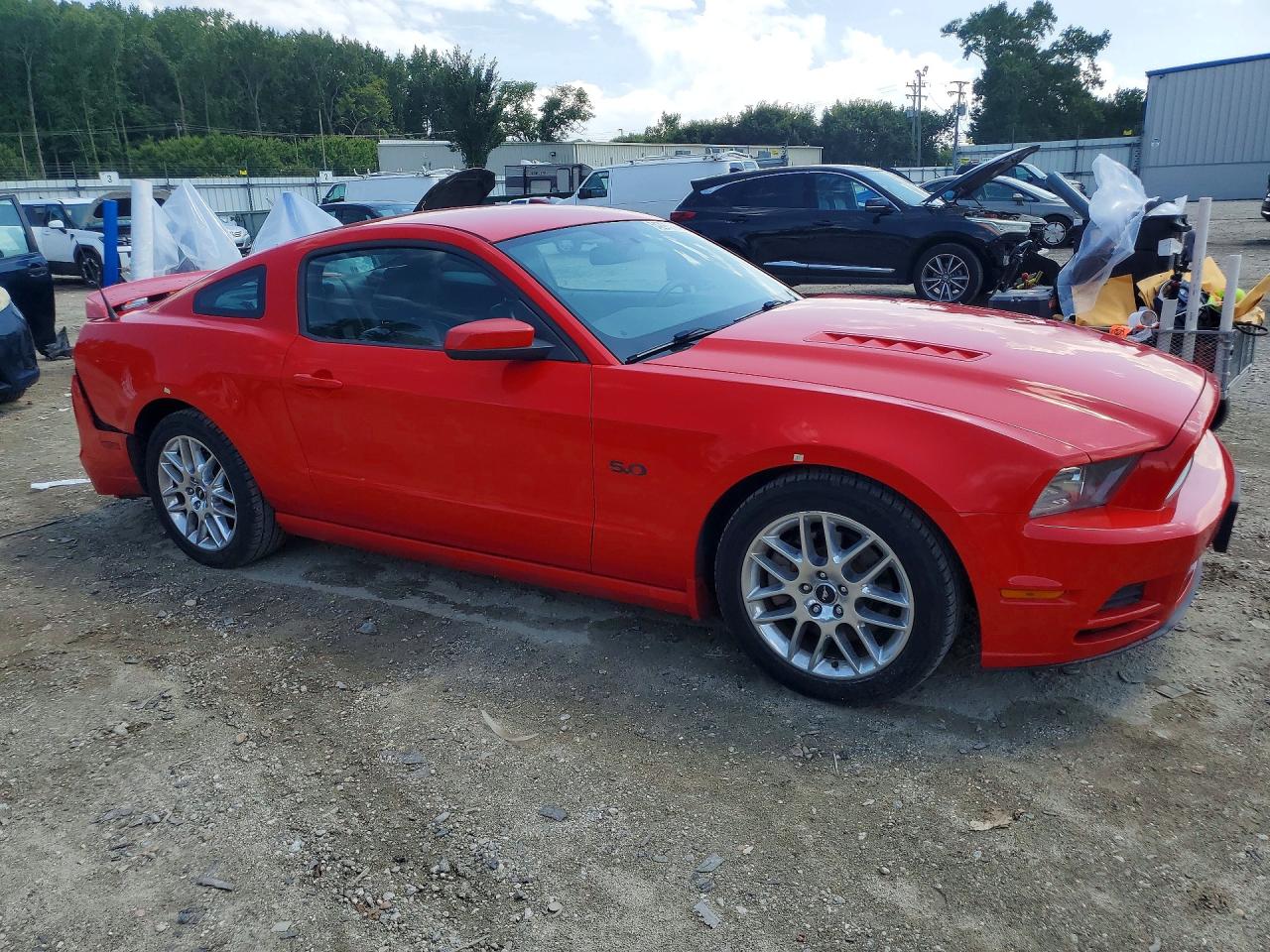 2013 Ford Mustang Gt Red vin: 1ZVBP8CF0D5263680