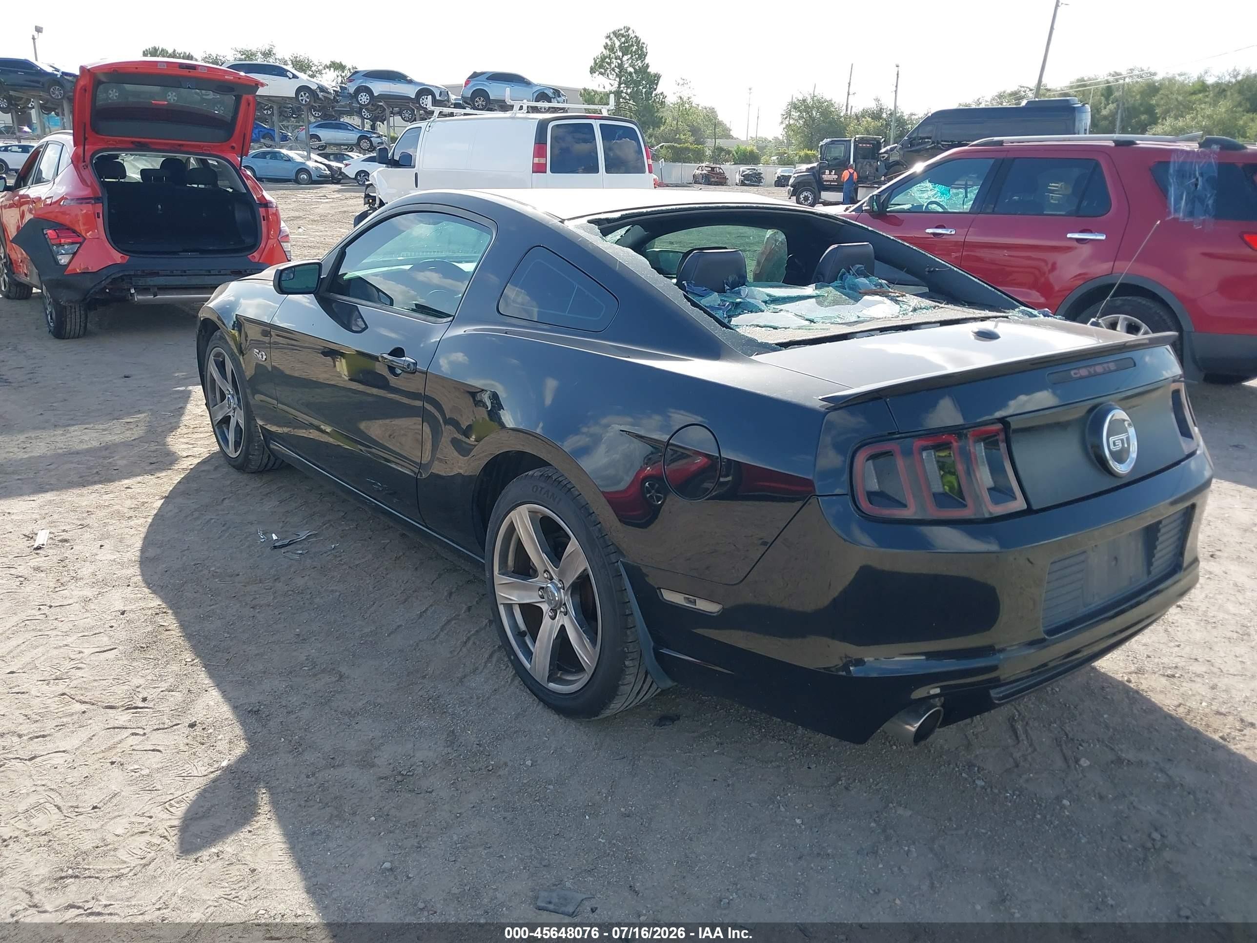2013 Ford Mustang Gt Premium Black vin: 1ZVBP8CF0D5266031