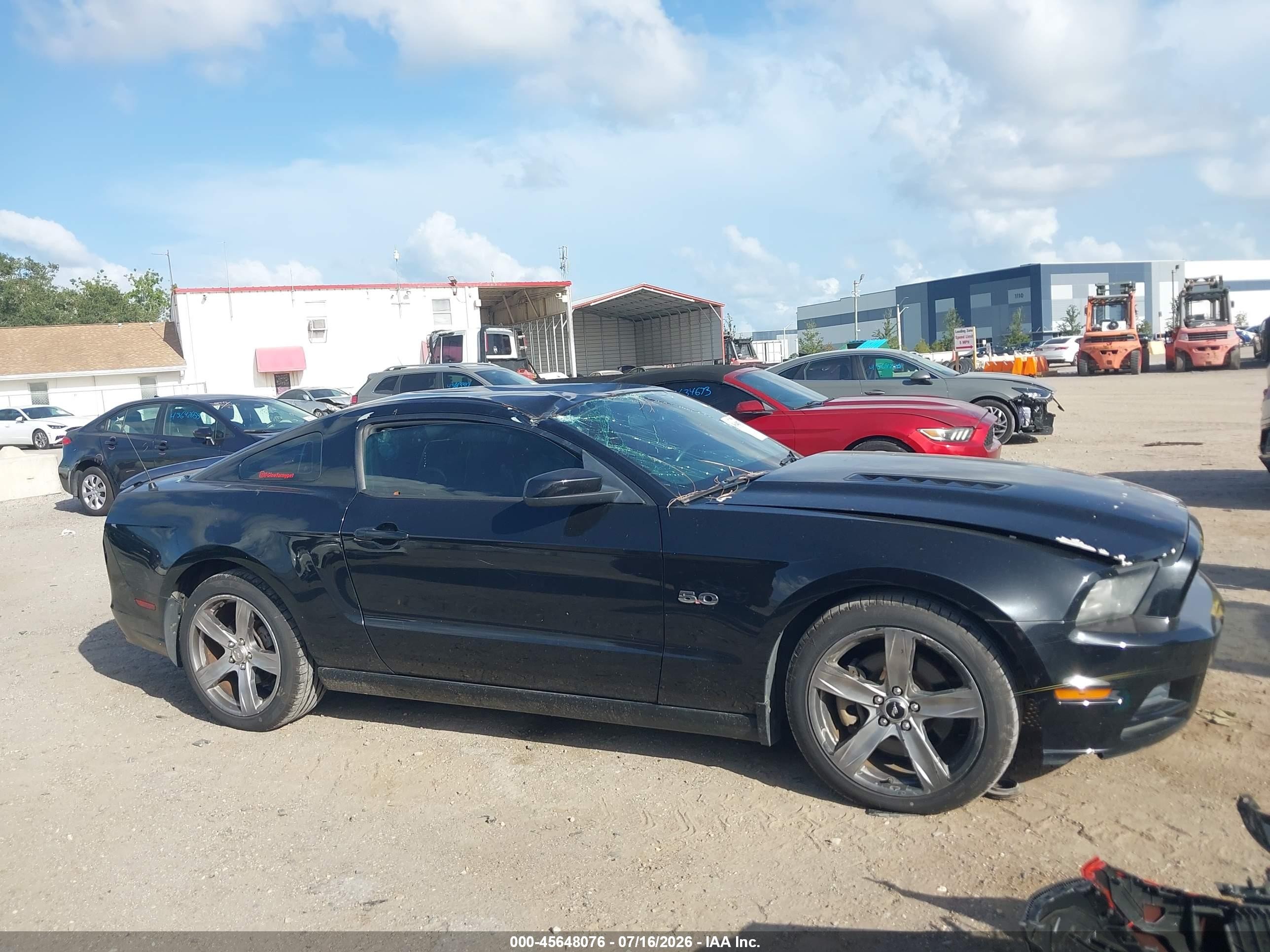 2013 Ford Mustang Gt Premium Black vin: 1ZVBP8CF0D5266031