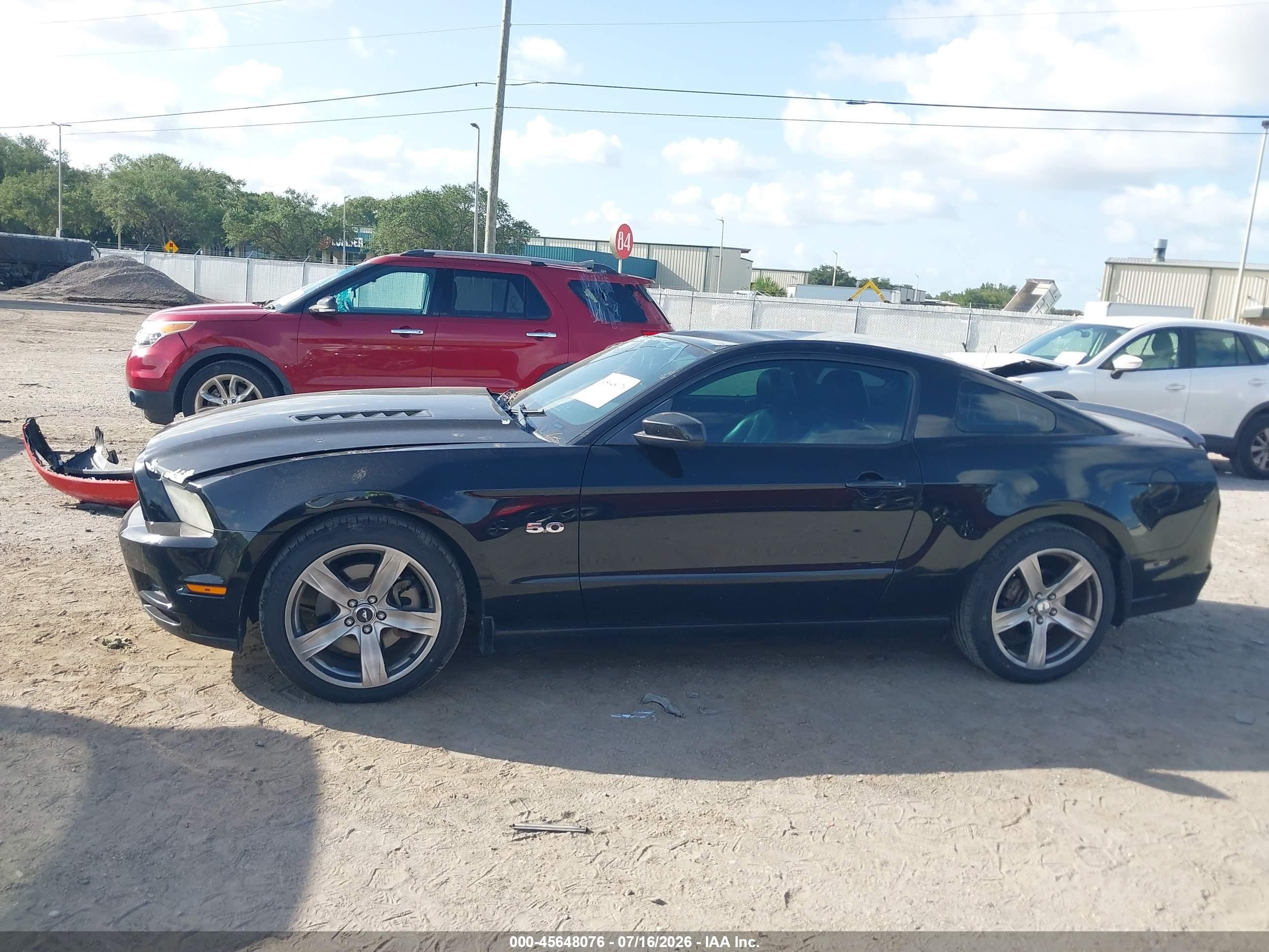 2013 Ford Mustang Gt Premium Black vin: 1ZVBP8CF0D5266031