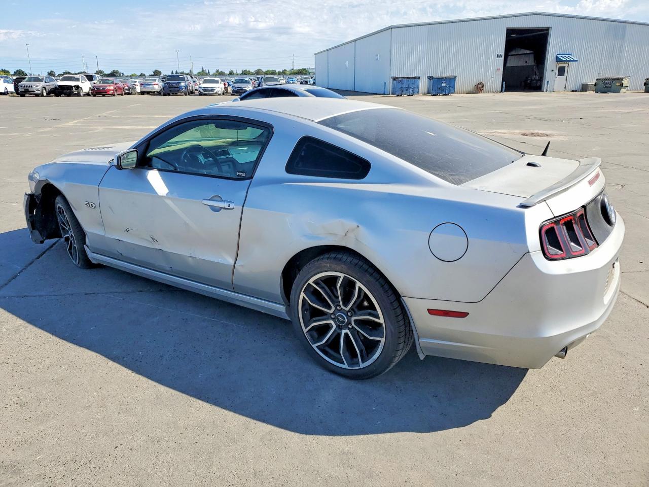 2013 Ford Mustang Silver vin: 1ZVBP8CF0D5267700