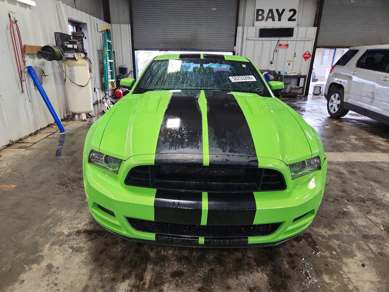 2014 Ford Mustang Gt Green vin: 1ZVBP8CF0E5203741