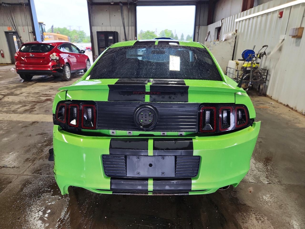2014 Ford Mustang Gt Green vin: 1ZVBP8CF0E5203741