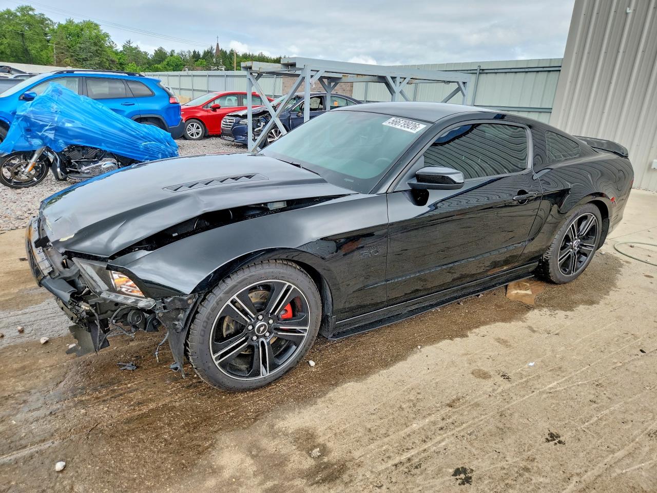 2014 Ford Mustang Gt Black vin: 1ZVBP8CF0E5209345