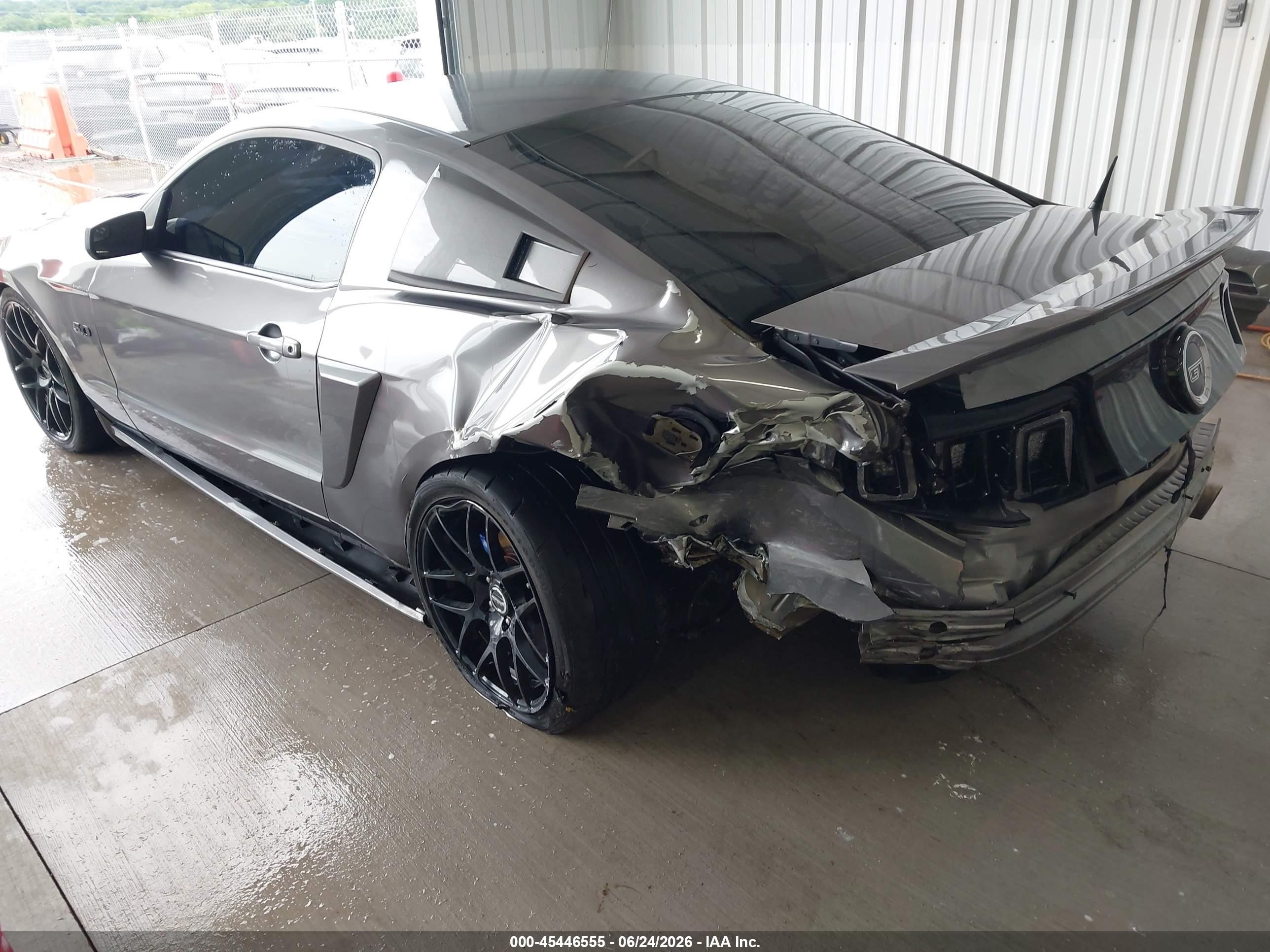 2014 Ford Mustang Gt/gt Premium Gray vin: 1ZVBP8CF0E5240997