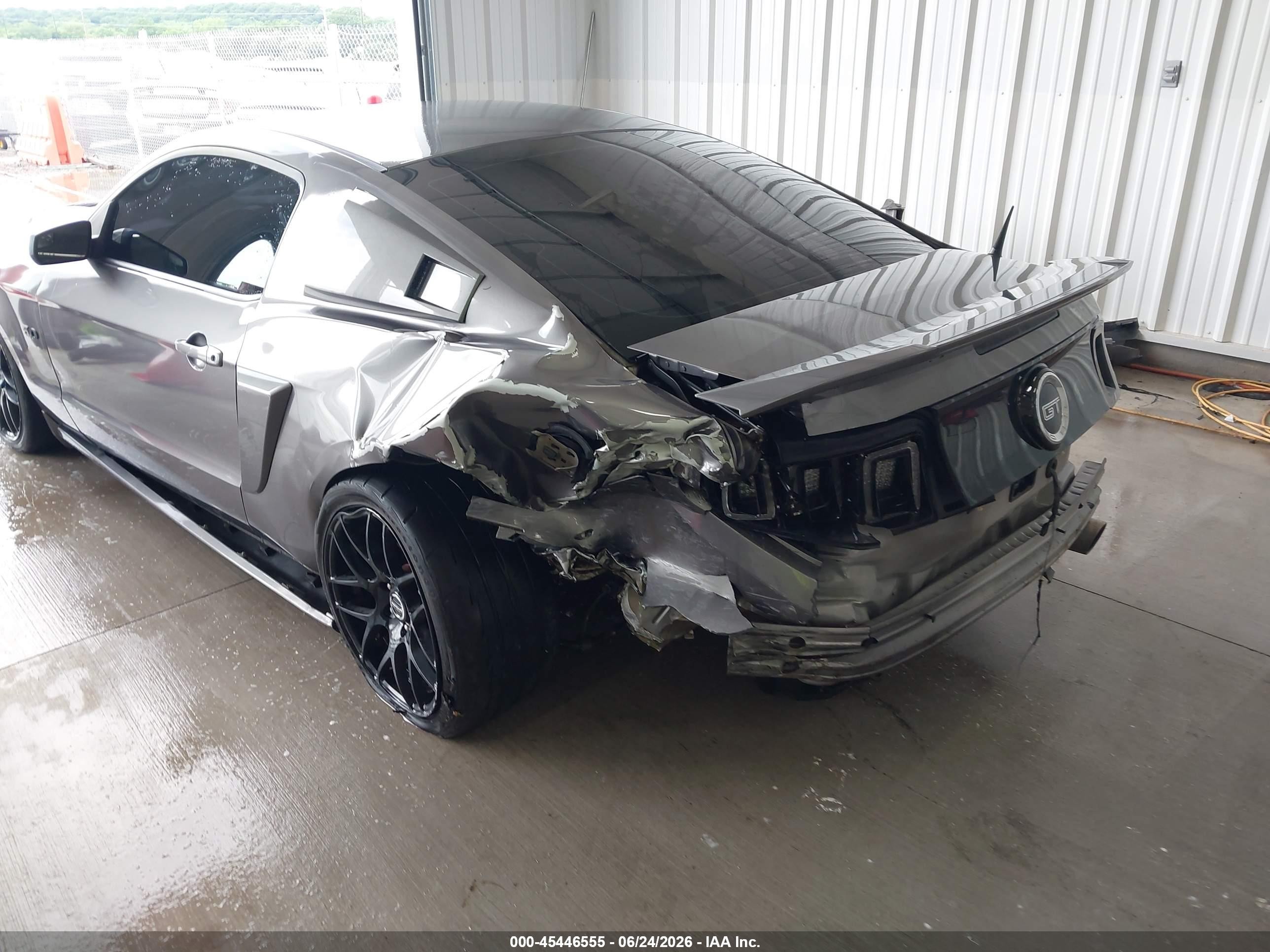 2014 Ford Mustang Gt/gt Premium Gray vin: 1ZVBP8CF0E5240997