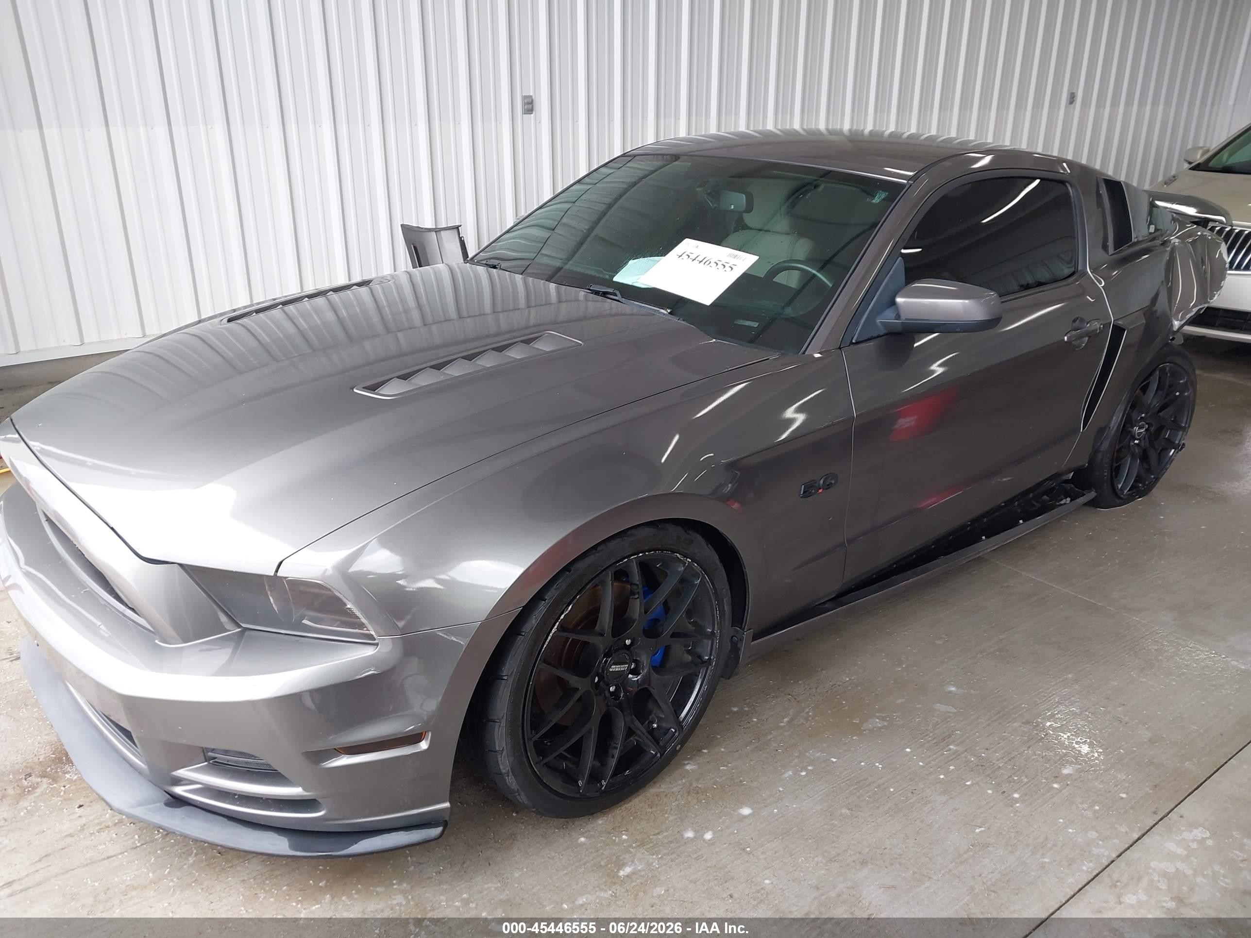 2014 Ford Mustang Gt/gt Premium Gray vin: 1ZVBP8CF0E5240997