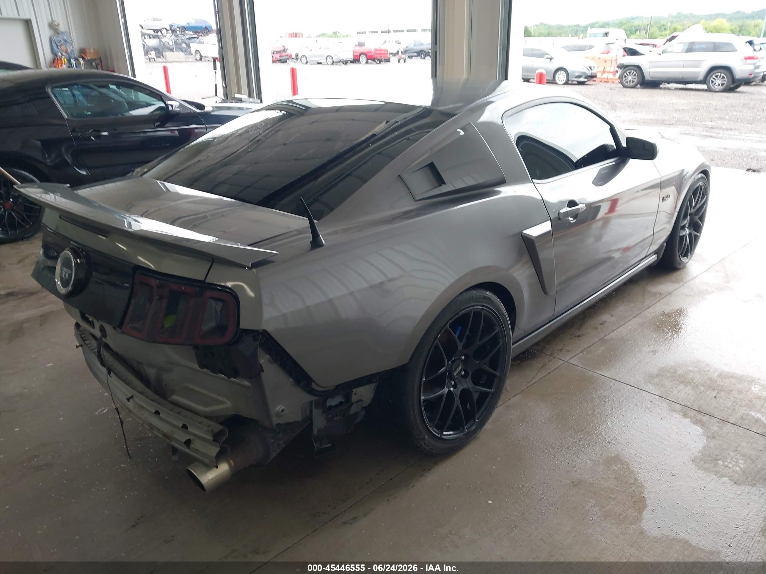 2014 Ford Mustang Gt/gt Premium Gray vin: 1ZVBP8CF0E5240997