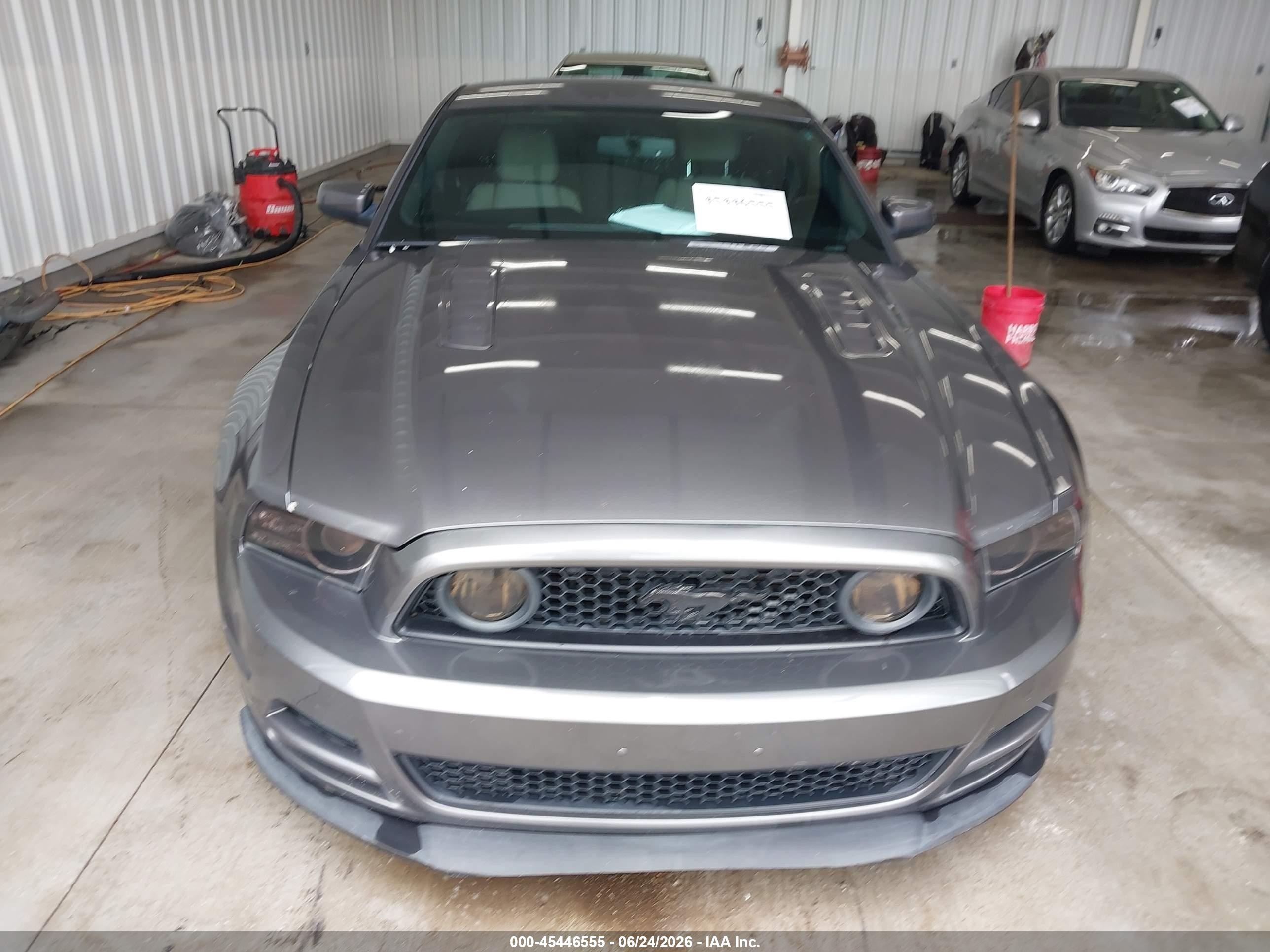 2014 Ford Mustang Gt/gt Premium Gray vin: 1ZVBP8CF0E5240997