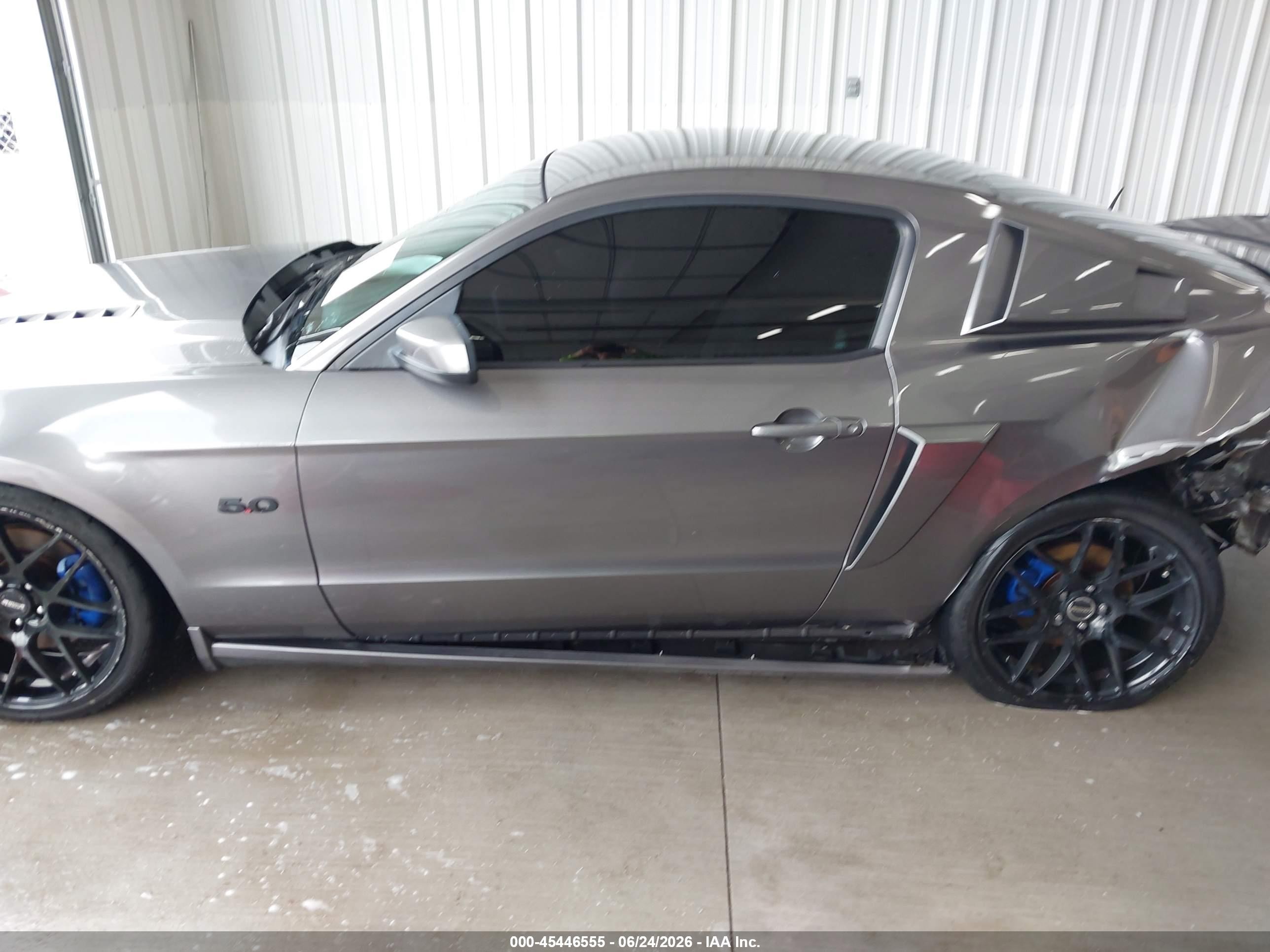 2014 Ford Mustang Gt/gt Premium Gray vin: 1ZVBP8CF0E5240997