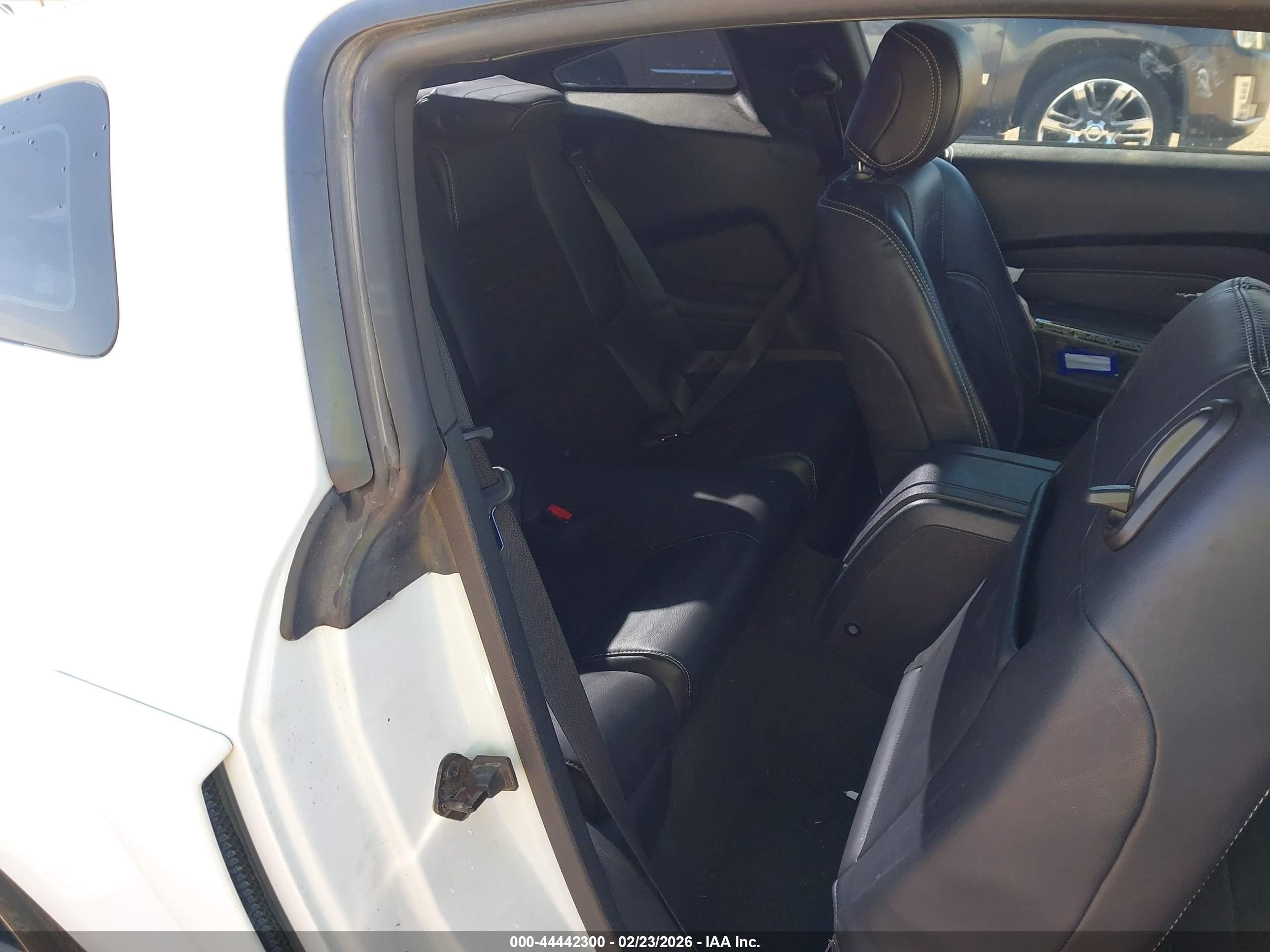 2014 Ford Mustang Gt Premium White vin: 1ZVBP8CF0E5249778
