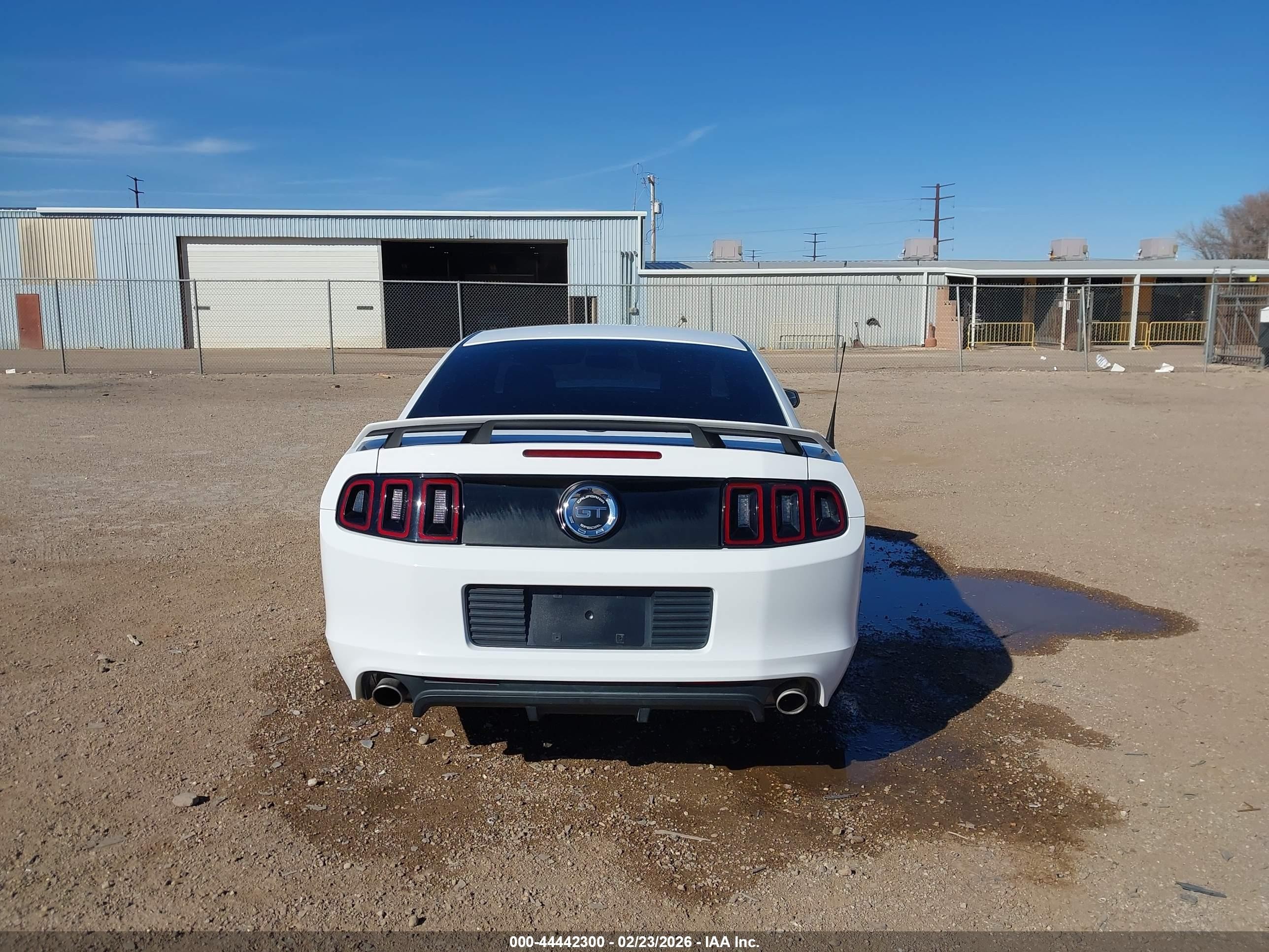 2014 Ford Mustang Gt Premium White vin: 1ZVBP8CF0E5249778