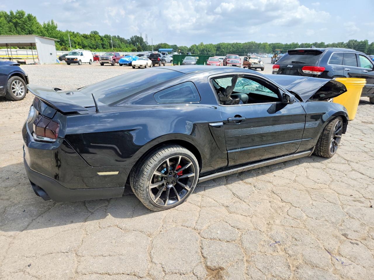 2012 Ford Mustang Gt Black vin: 1ZVBP8CF1C5234140