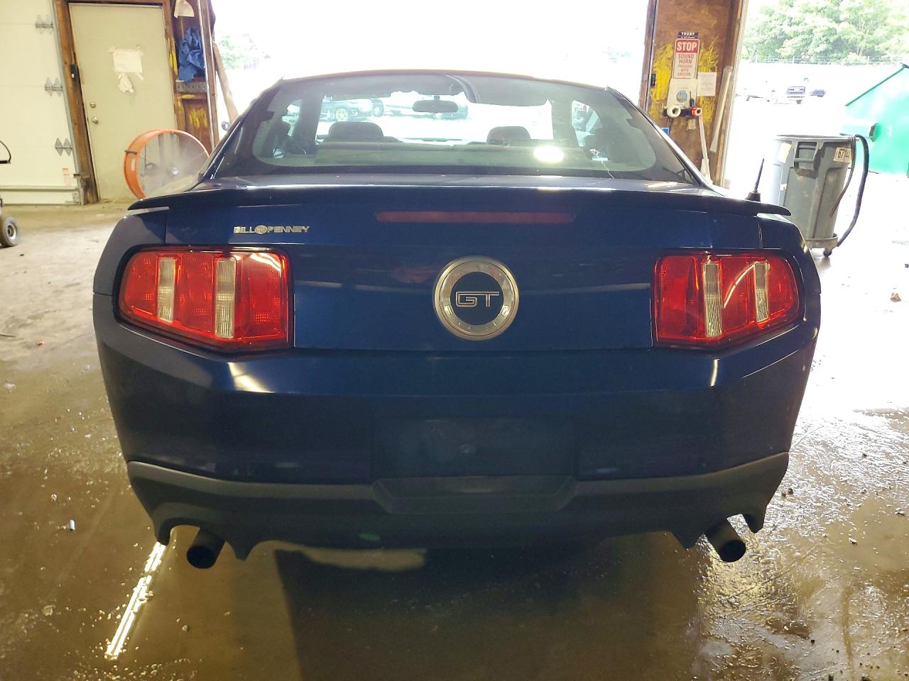 2012 Ford Mustang Gt Blue vin: 1ZVBP8CF1C5261385