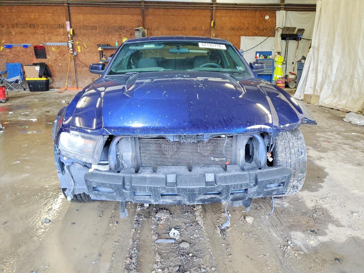 2012 Ford Mustang Gt Blue vin: 1ZVBP8CF1C5261385