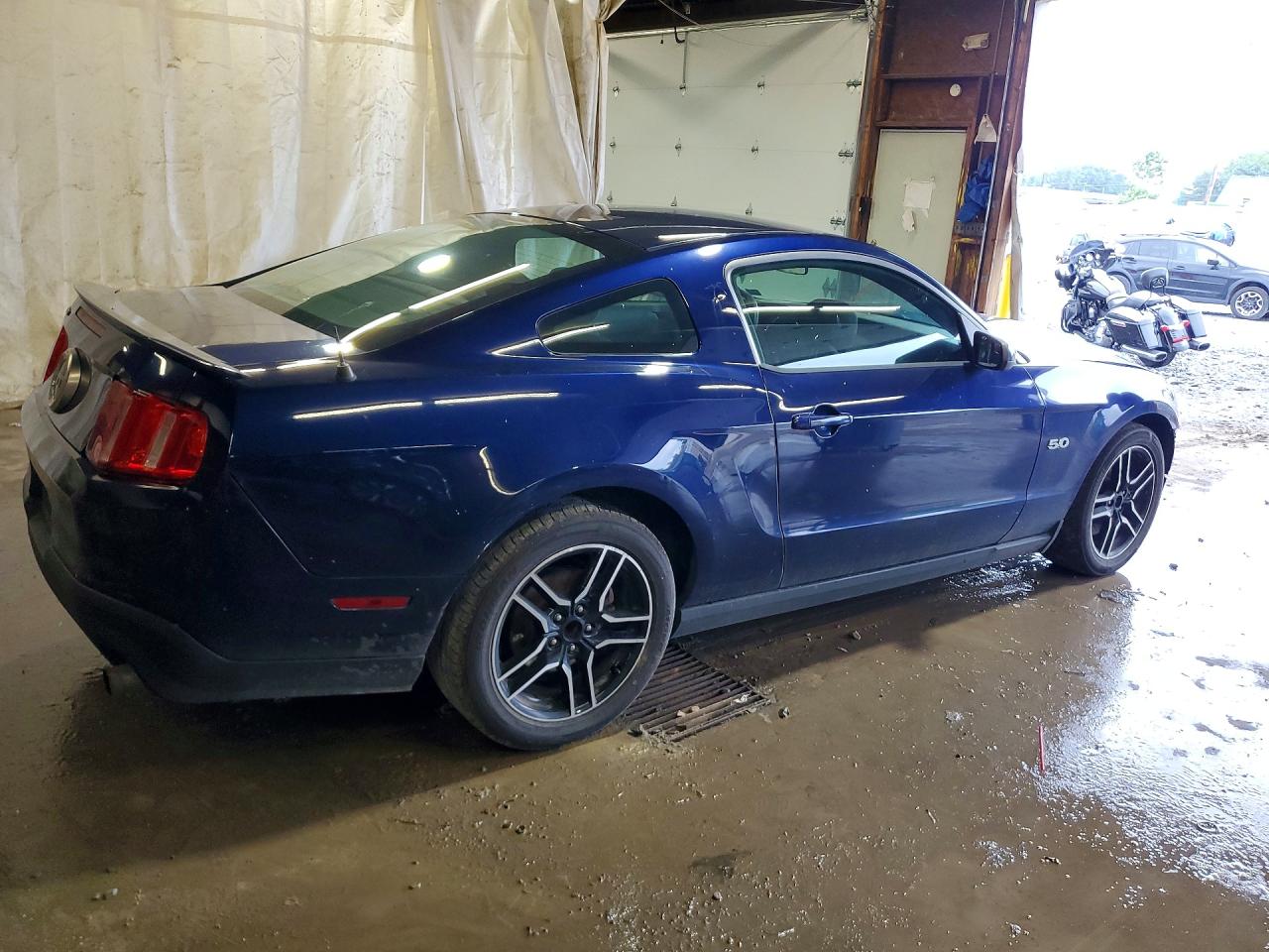 2012 Ford Mustang Gt Blue vin: 1ZVBP8CF1C5261385