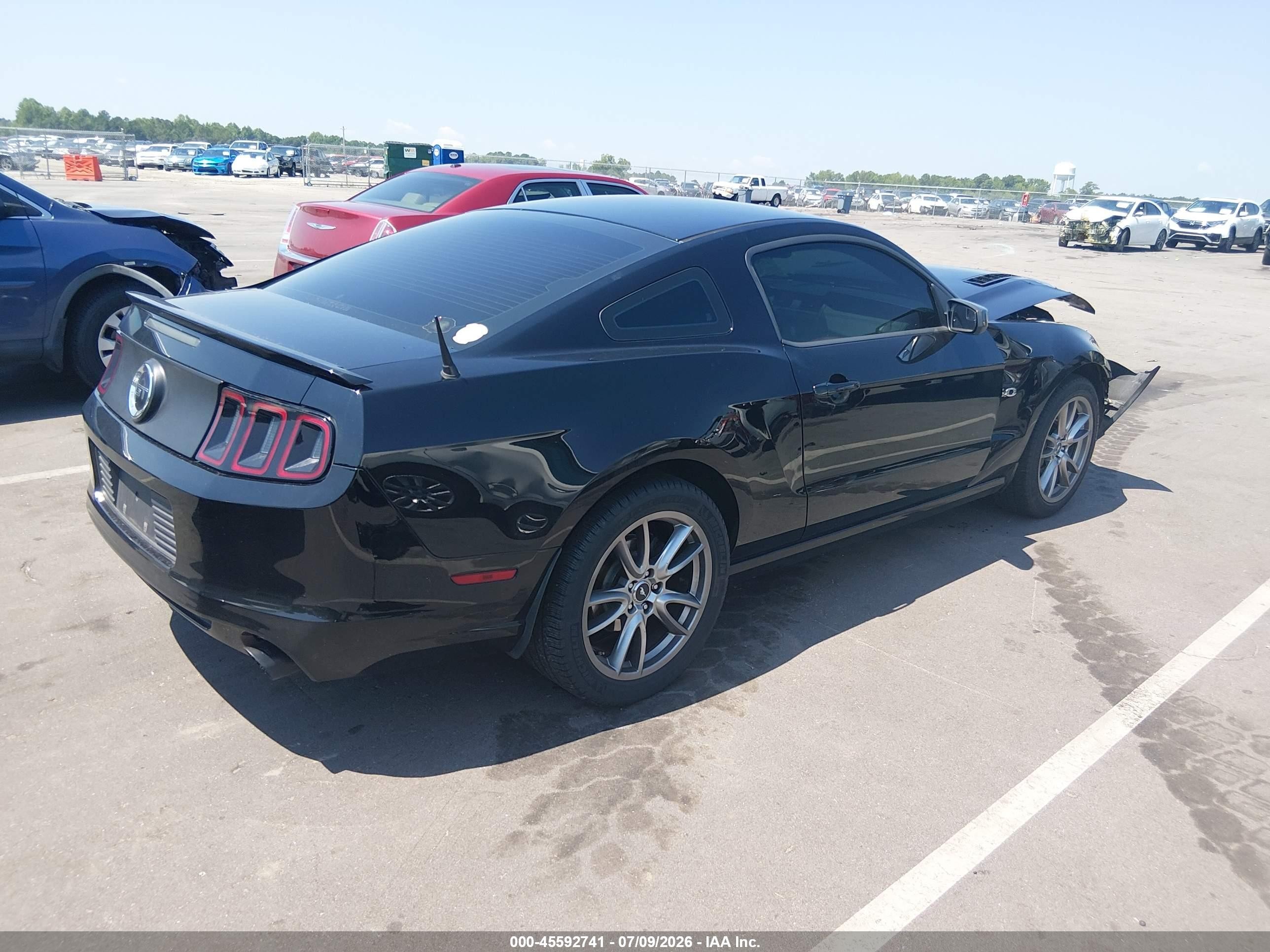 2013 Ford Mustang Gt Black vin: 1ZVBP8CF1D5213659