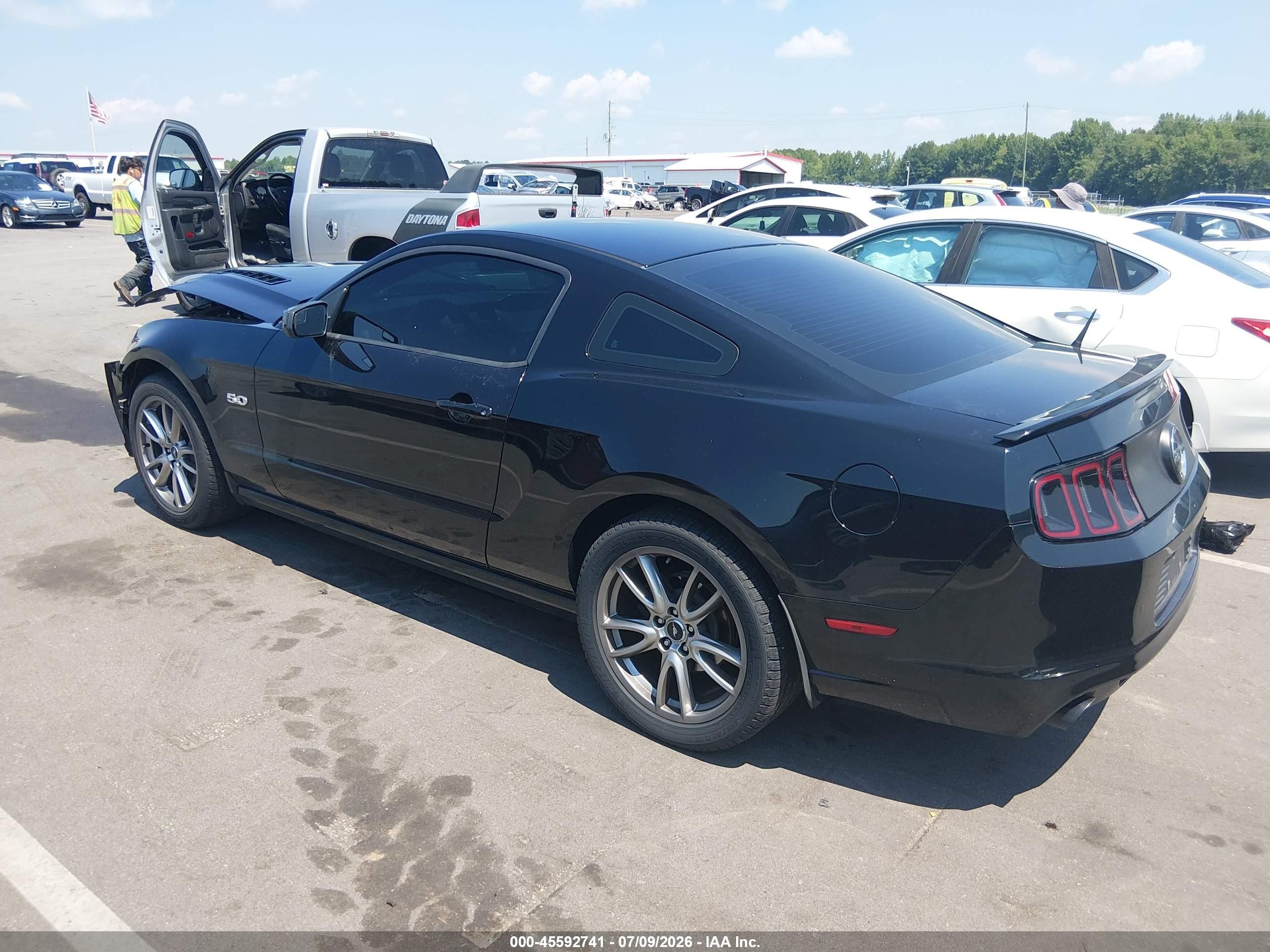 2013 Ford Mustang Gt Black vin: 1ZVBP8CF1D5213659