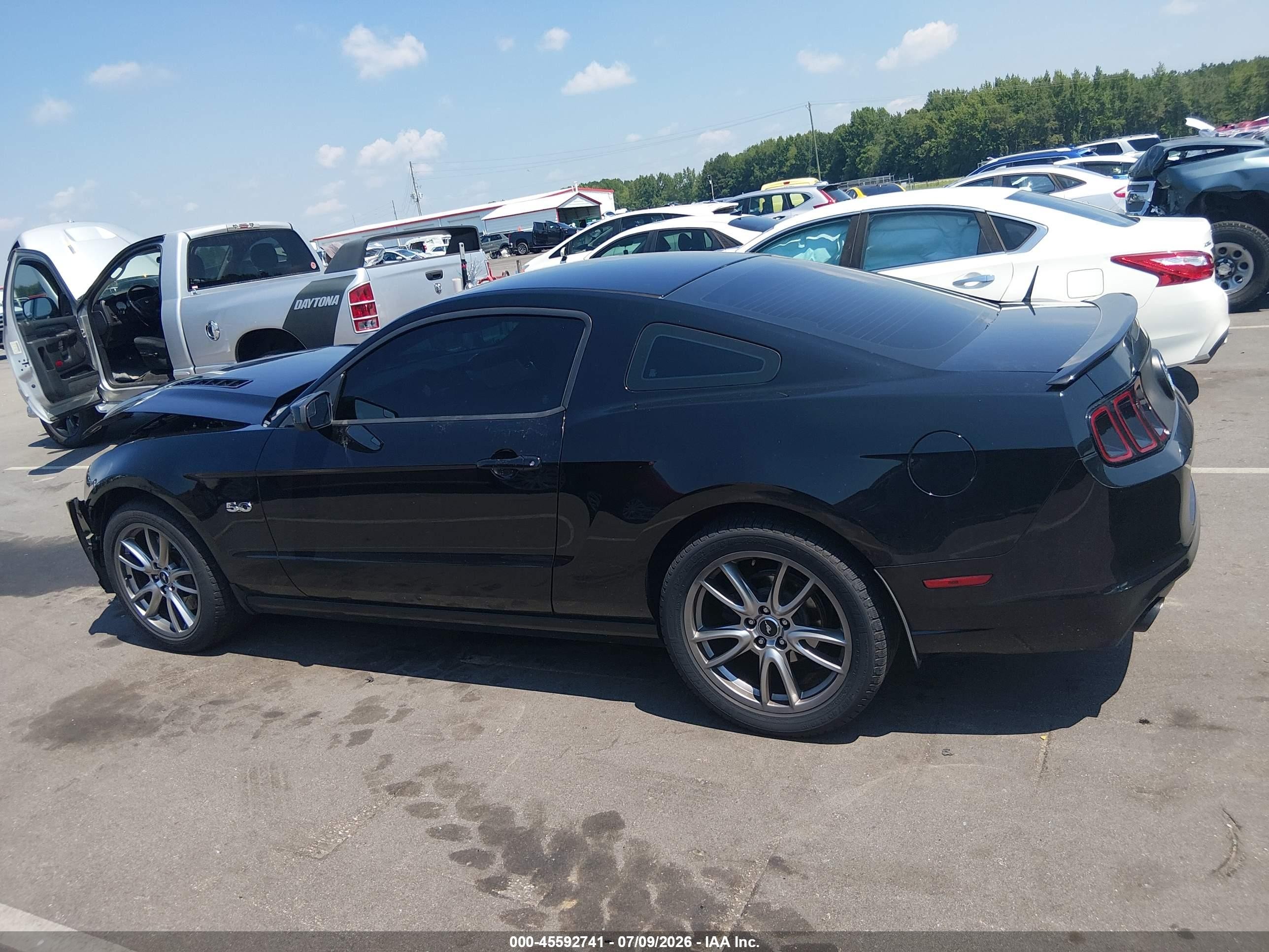 2013 Ford Mustang Gt Black vin: 1ZVBP8CF1D5213659