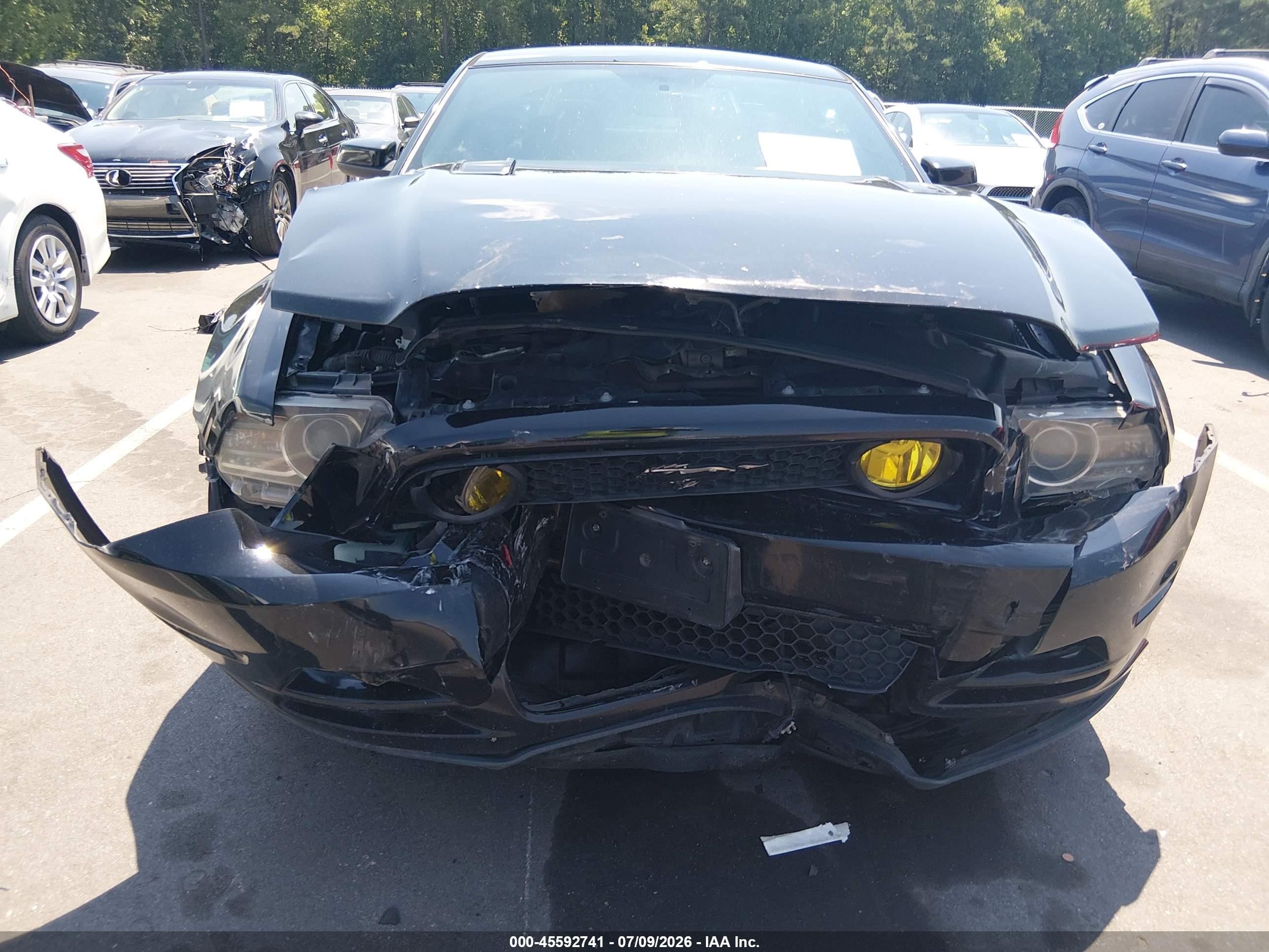 2013 Ford Mustang Gt Black vin: 1ZVBP8CF1D5213659