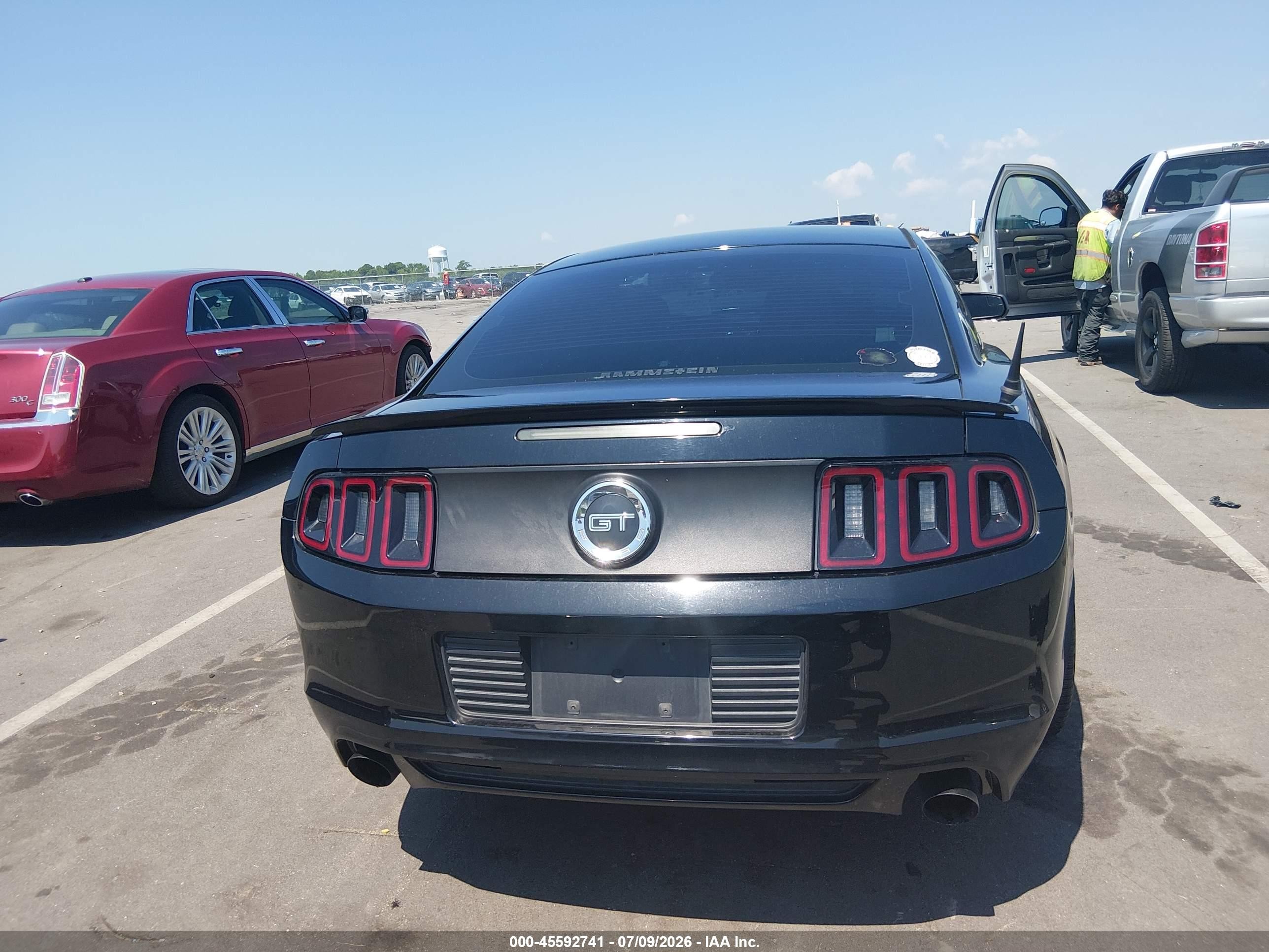 2013 Ford Mustang Gt Black vin: 1ZVBP8CF1D5213659