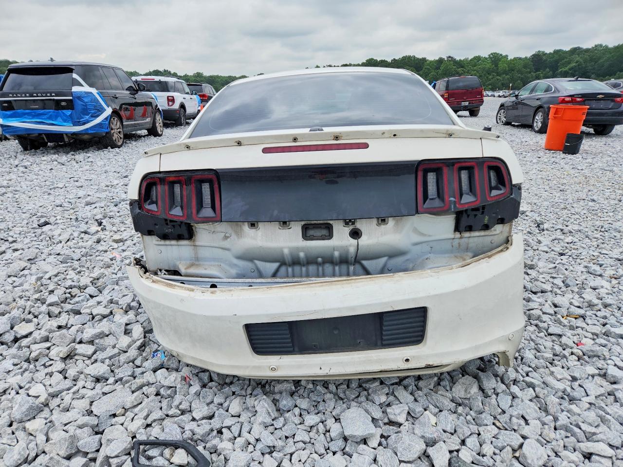 2013 Ford Mustang Gt White vin: 1ZVBP8CF1D5232051