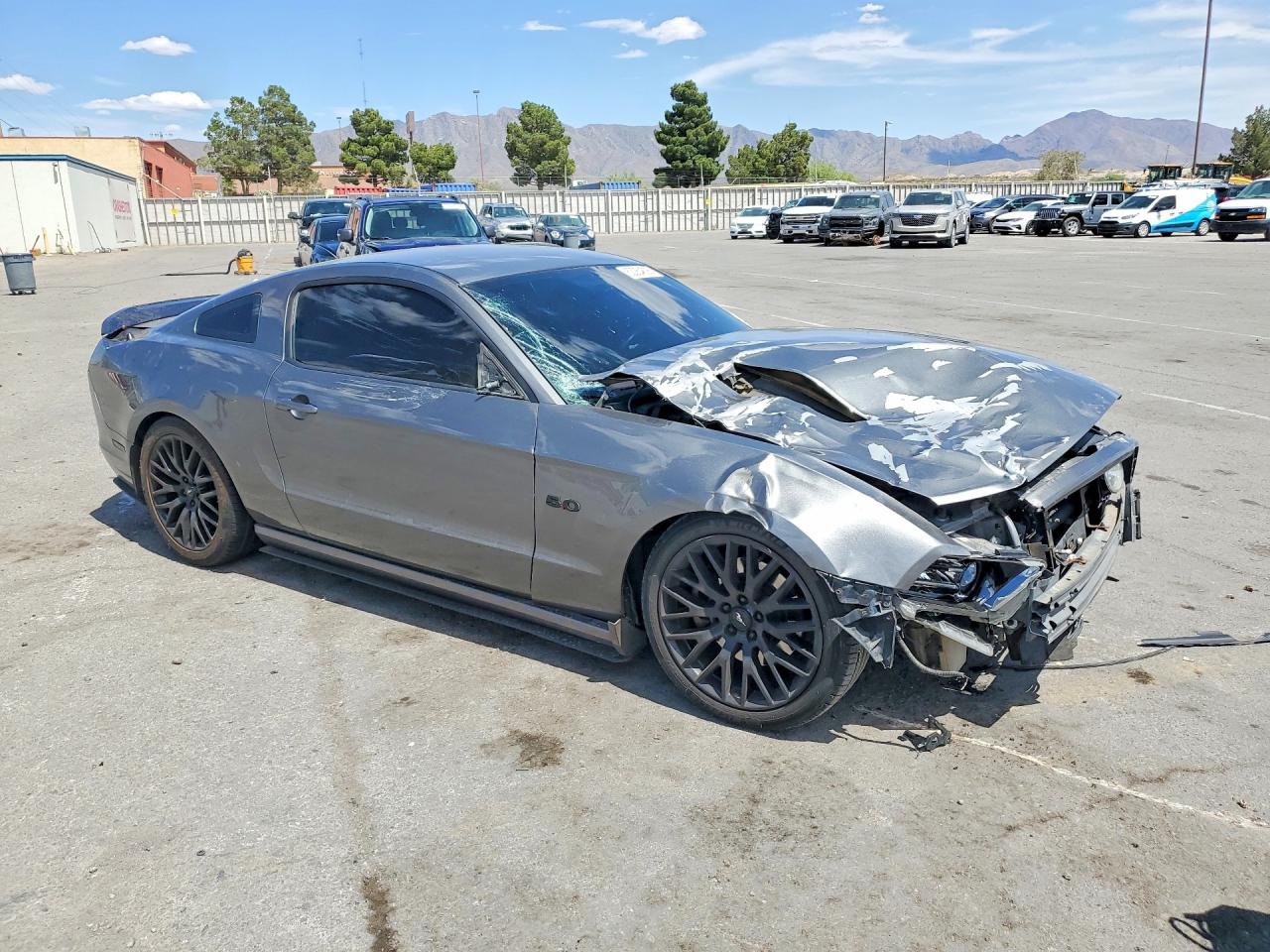 2013 Ford Mustang Gt Gray vin: 1ZVBP8CF1D5264272