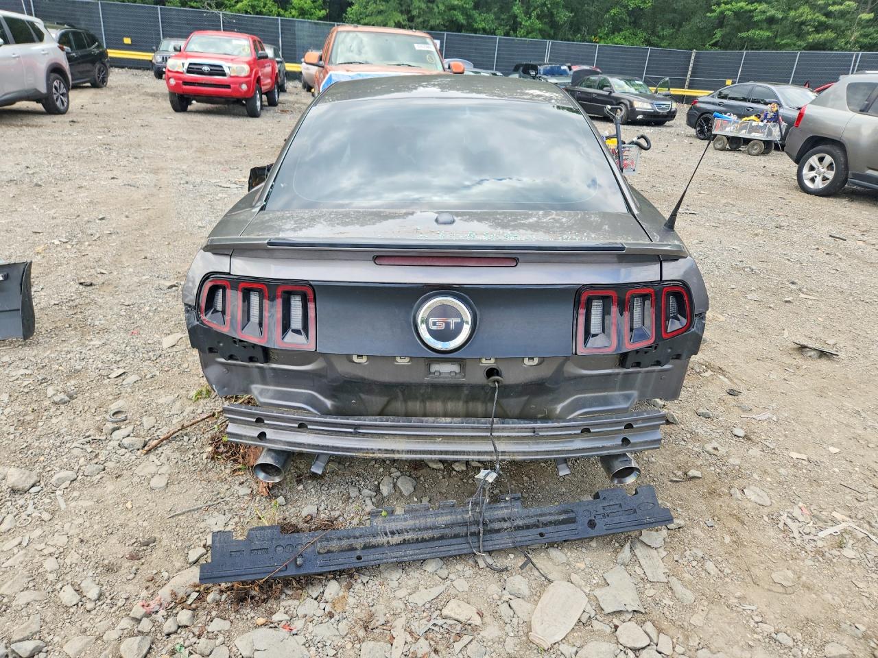 2013 Ford Mustang Gt Gray vin: 1ZVBP8CF1D5281931