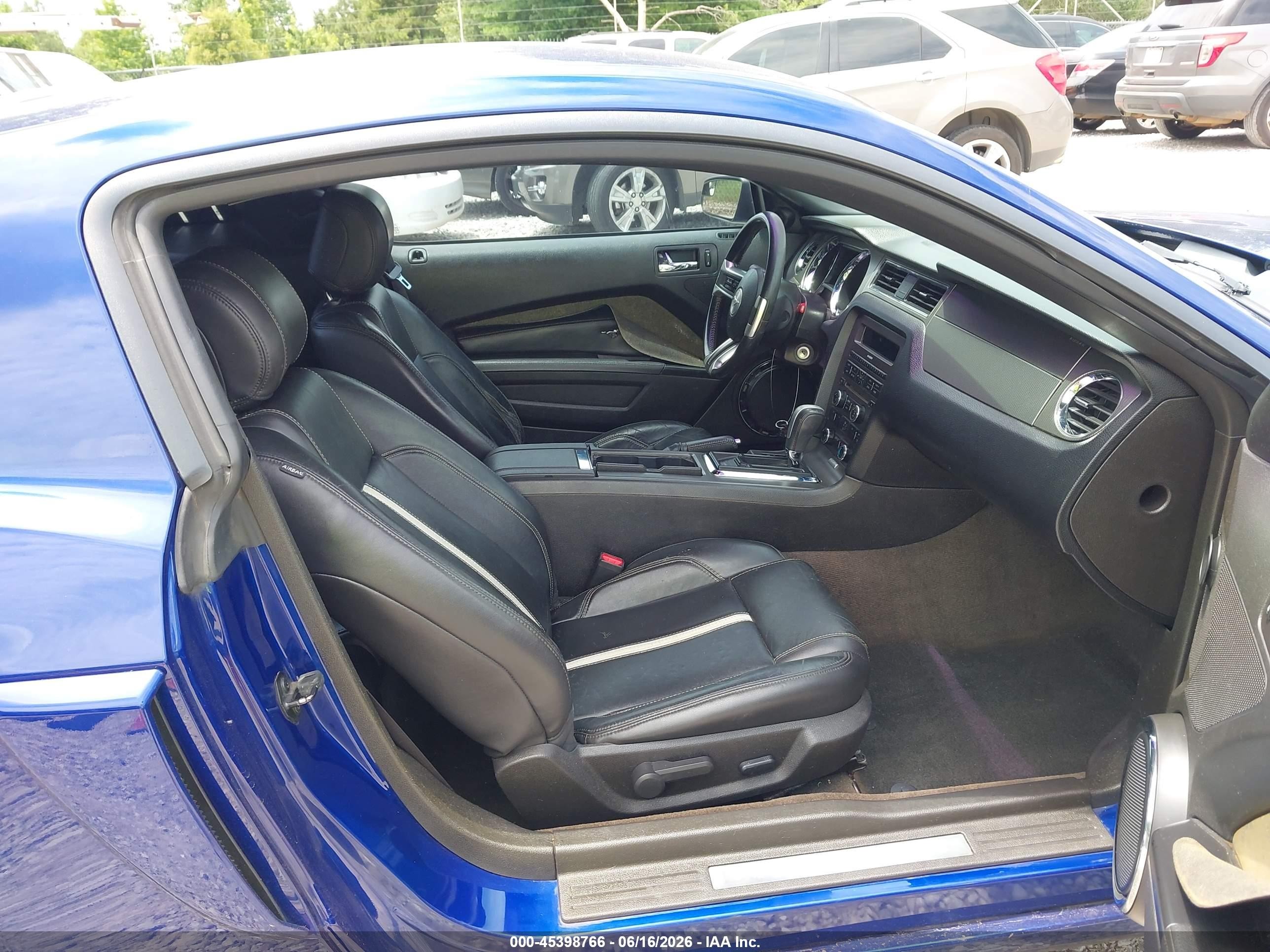 2014 Ford Mustang Gt/gt Premium Blue vin: 1ZVBP8CF1E5216479