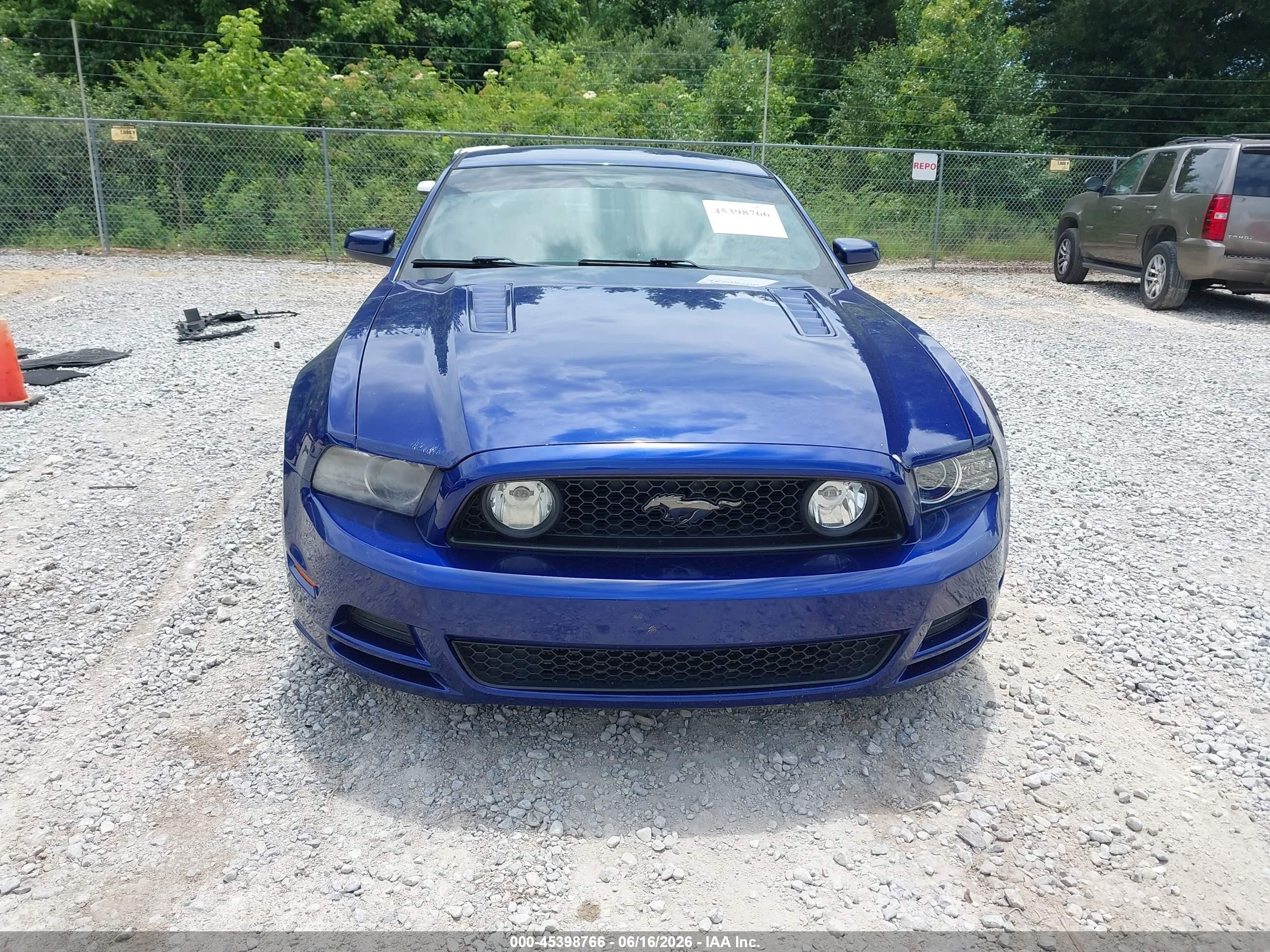 2014 Ford Mustang Gt/gt Premium Blue vin: 1ZVBP8CF1E5216479
