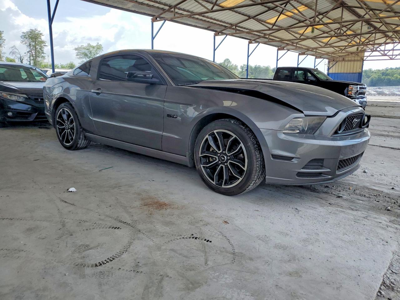 2014 Ford Mustang Gt Gray vin: 1ZVBP8CF1E5248901