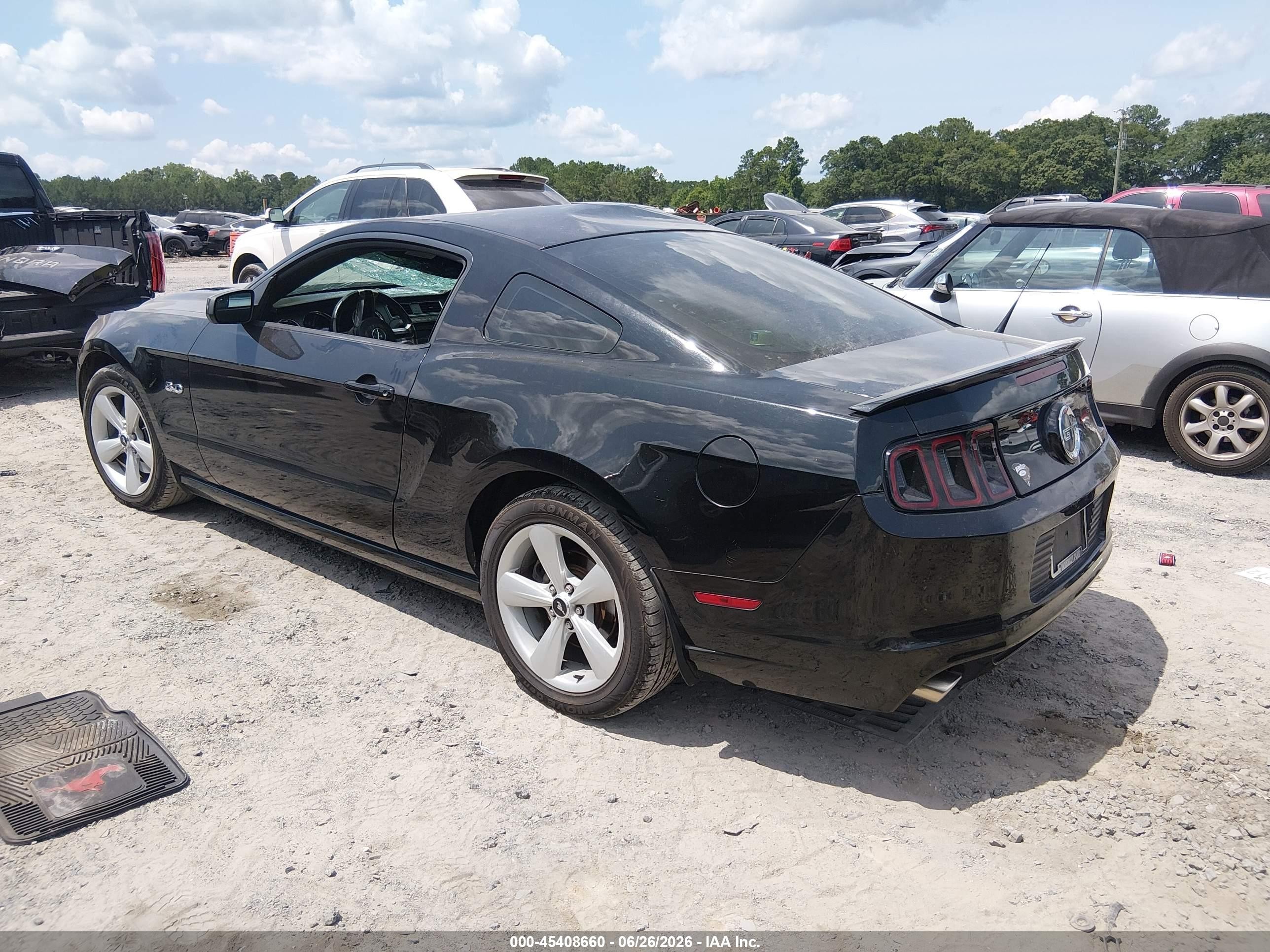 2014 Ford Mustang Gt Black vin: 1ZVBP8CF1E5300429
