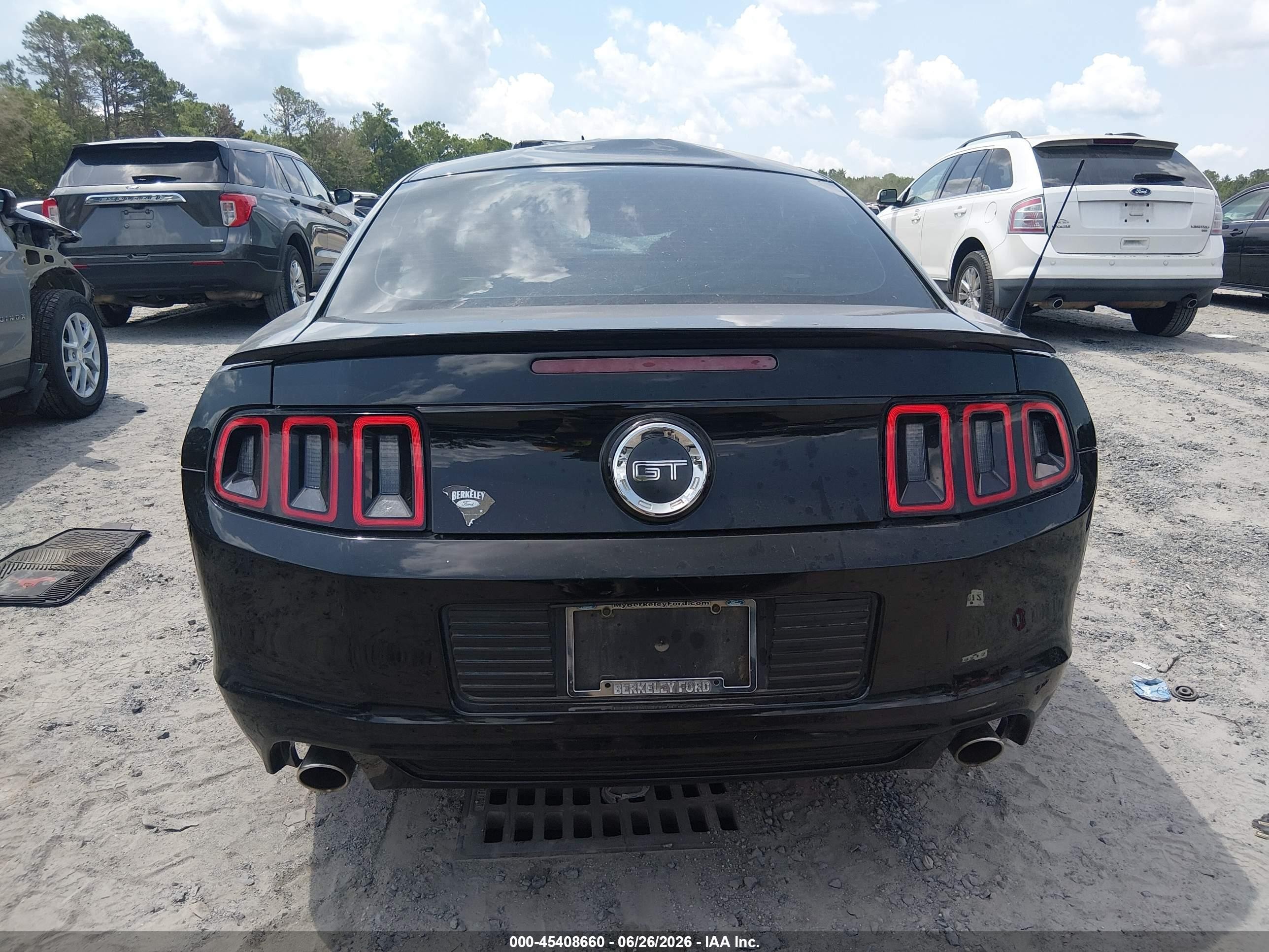 2014 Ford Mustang Gt Black vin: 1ZVBP8CF1E5300429
