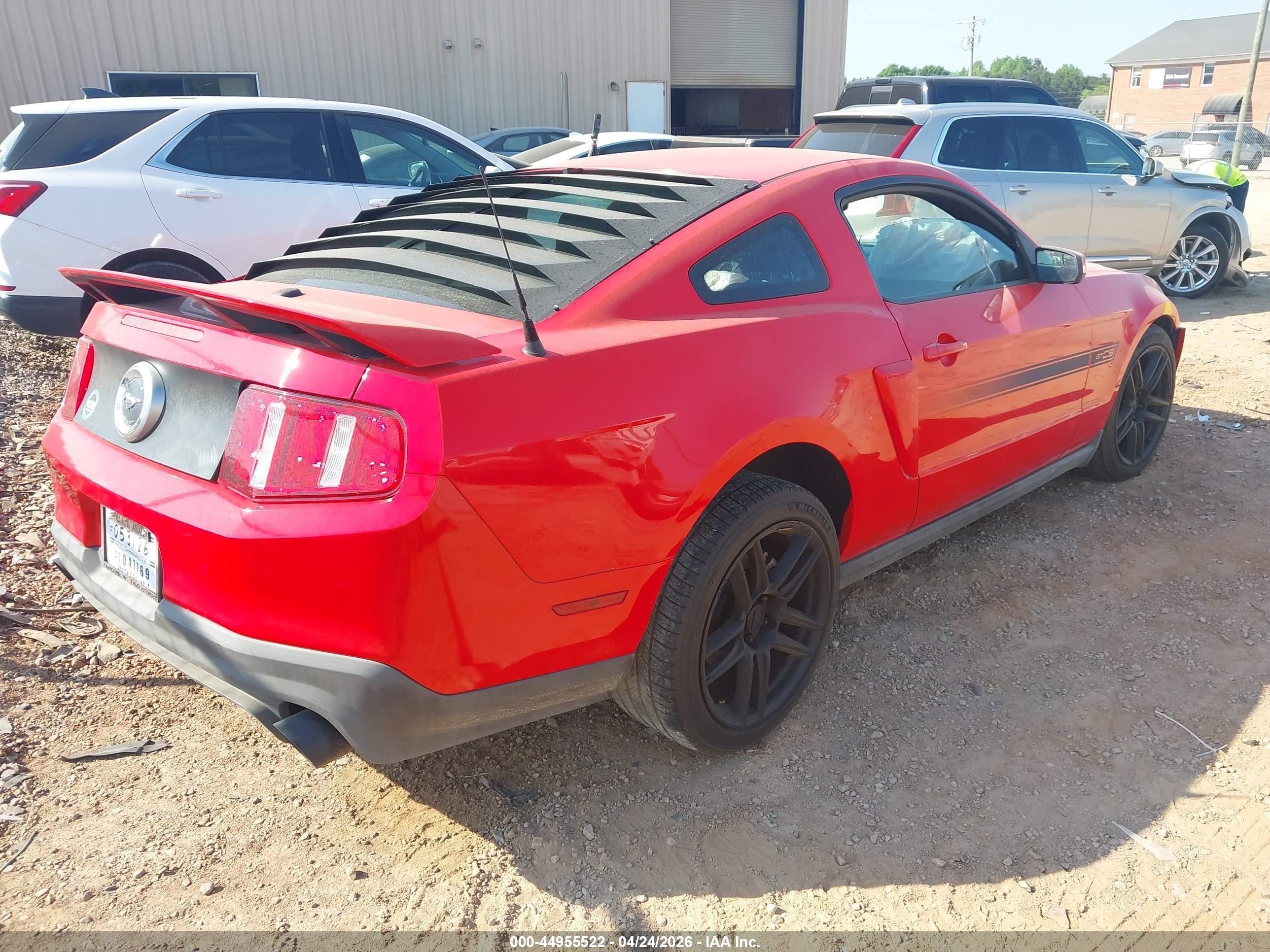 2011 Ford Mustang Gt Premium Red vin: 1ZVBP8CF2B5124812