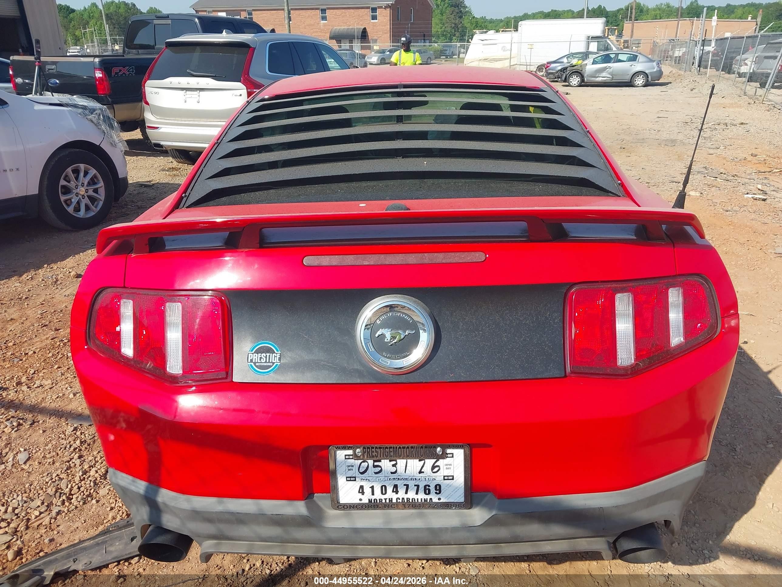 2011 Ford Mustang Gt Premium Red vin: 1ZVBP8CF2B5124812