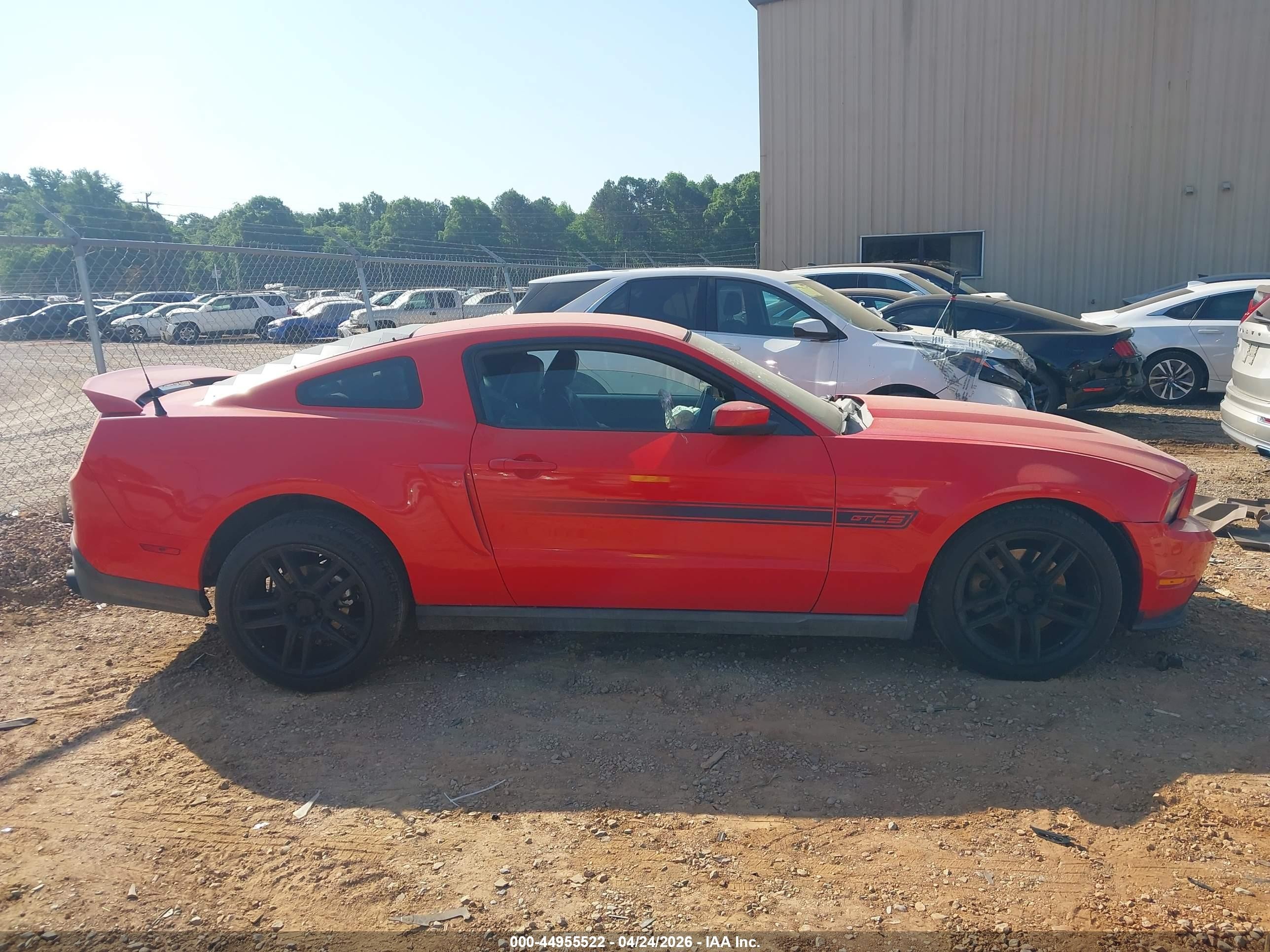 2011 Ford Mustang Gt Premium Red vin: 1ZVBP8CF2B5124812