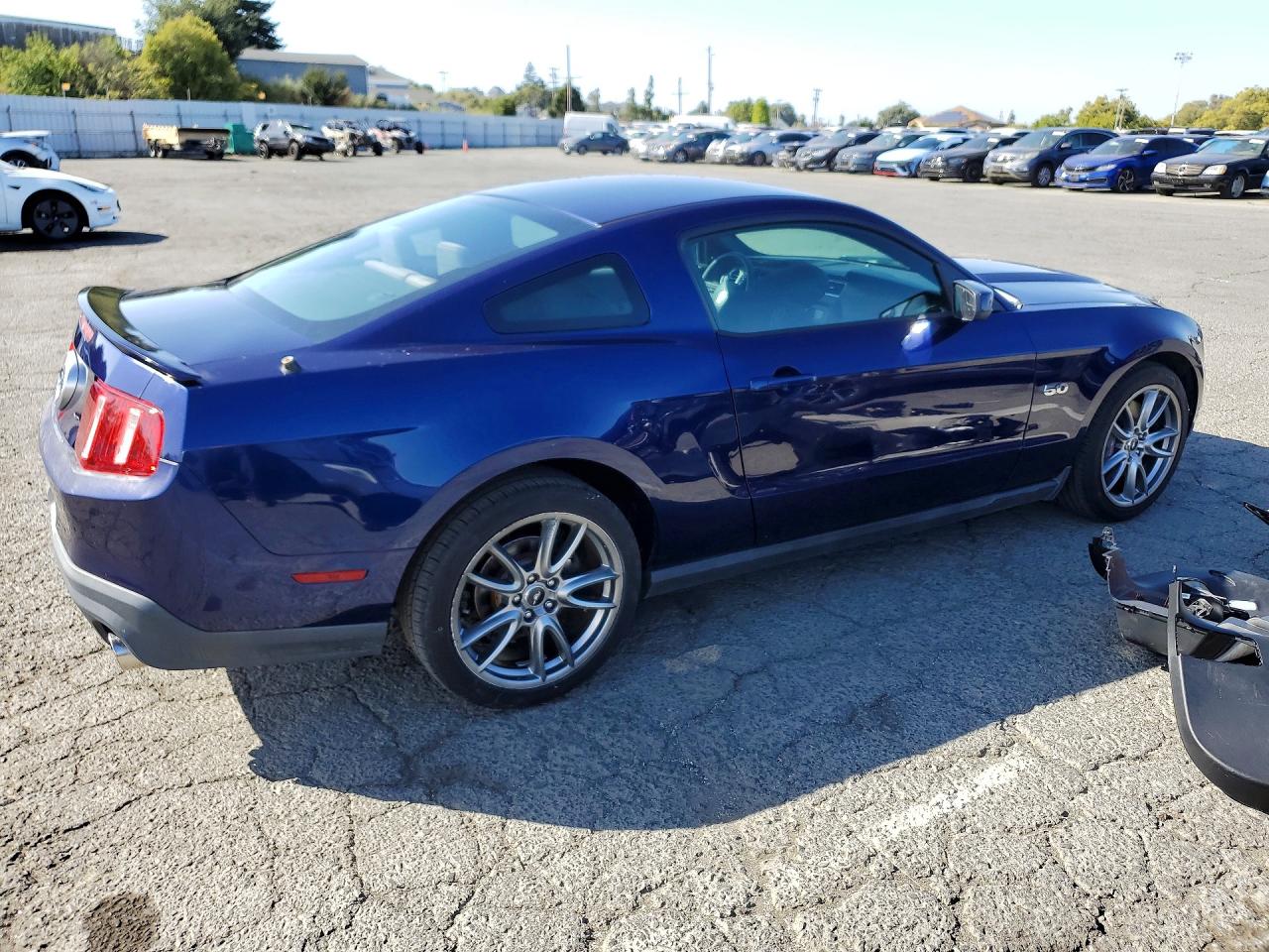 2011 Ford Mustang Gt Синий vin: 1ZVBP8CF2B5169572