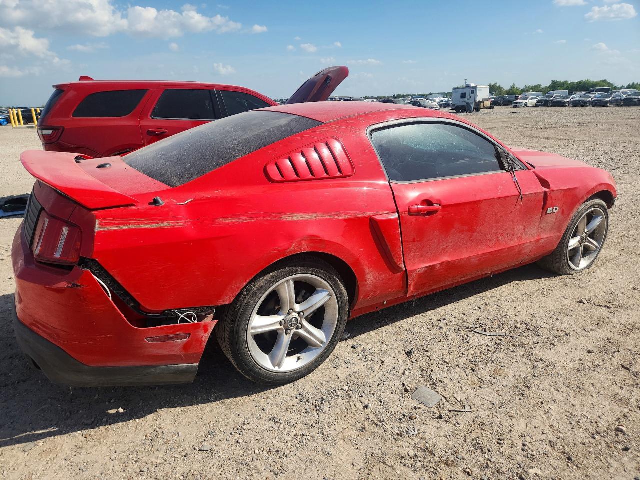 2012 Ford Mustang Gt Red vin: 1ZVBP8CF2C5240688