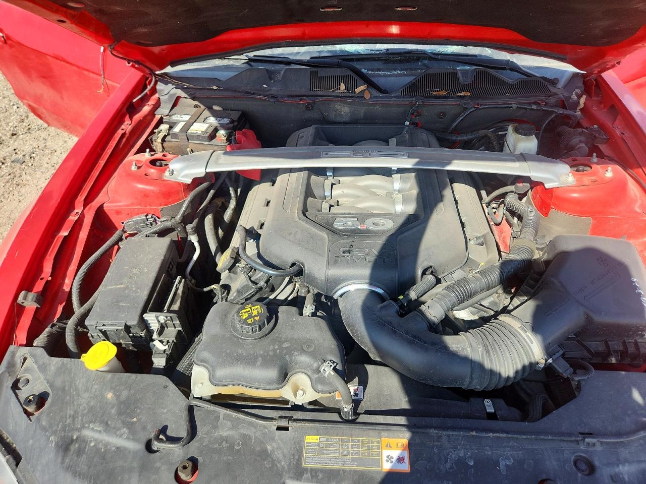 2012 Ford Mustang Gt Red vin: 1ZVBP8CF2C5240688