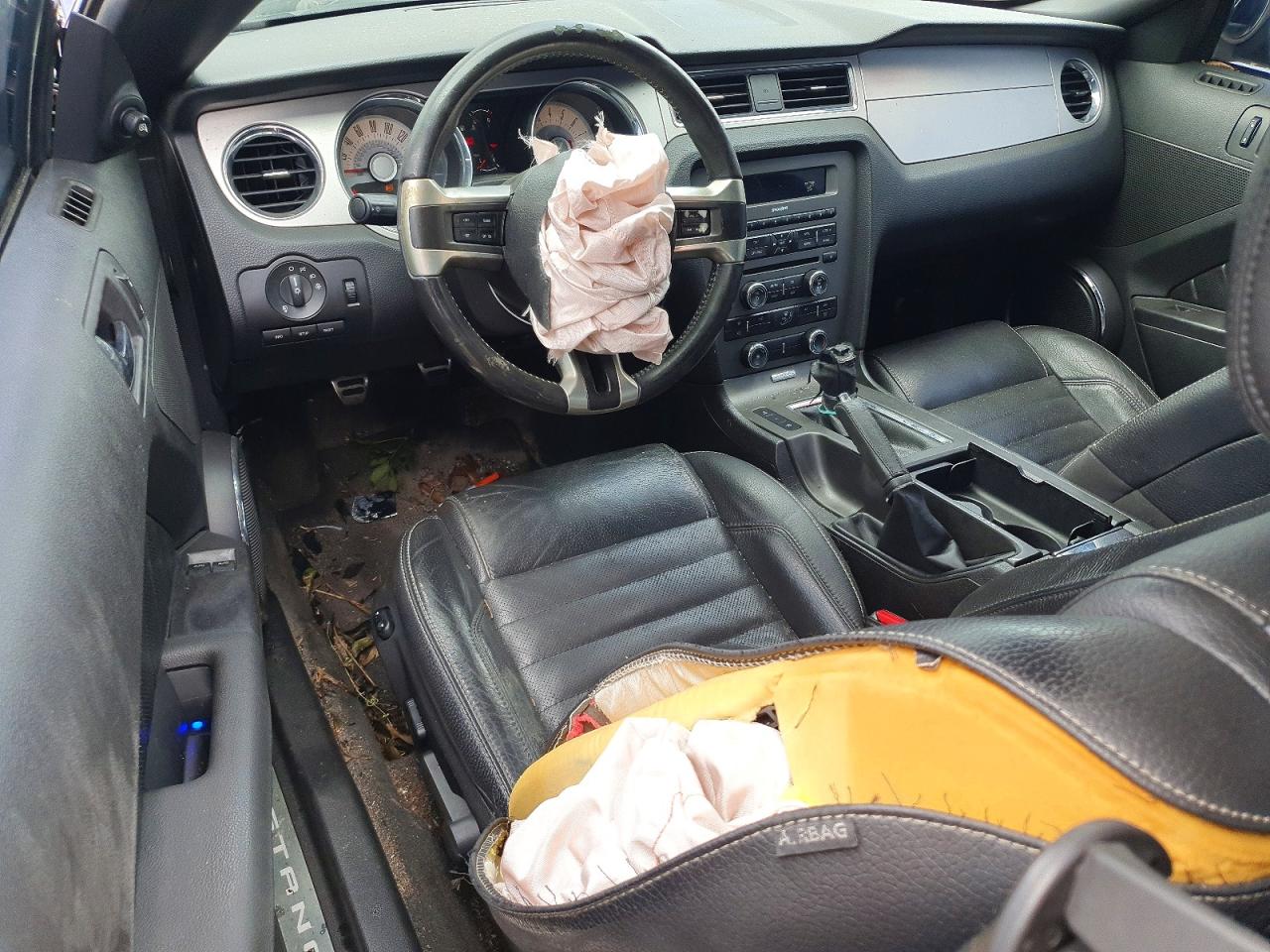 2012 Ford Mustang Gt Синий vin: 1ZVBP8CF2C5244353