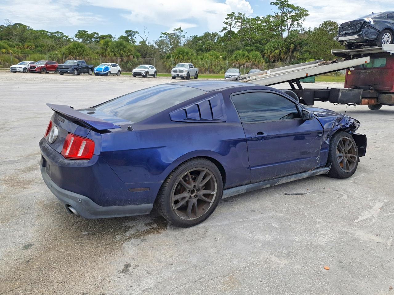 2012 Ford Mustang Gt Синий vin: 1ZVBP8CF2C5244353