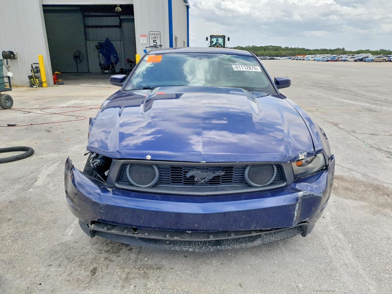 2012 Ford Mustang Gt Синий vin: 1ZVBP8CF2C5244353