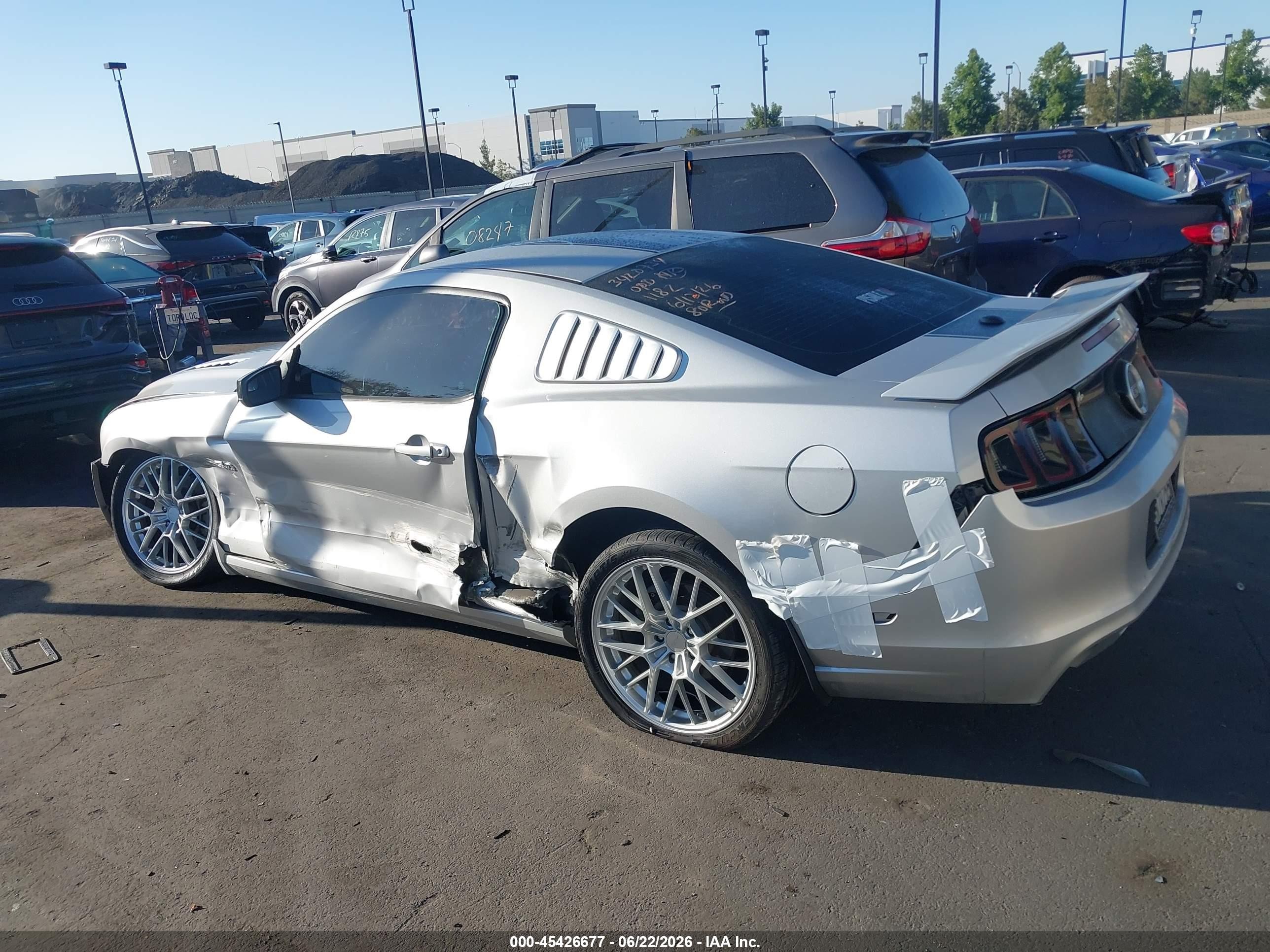 2013 Ford Mustang Gt/gt Premium Silver vin: 1ZVBP8CF2D5219325