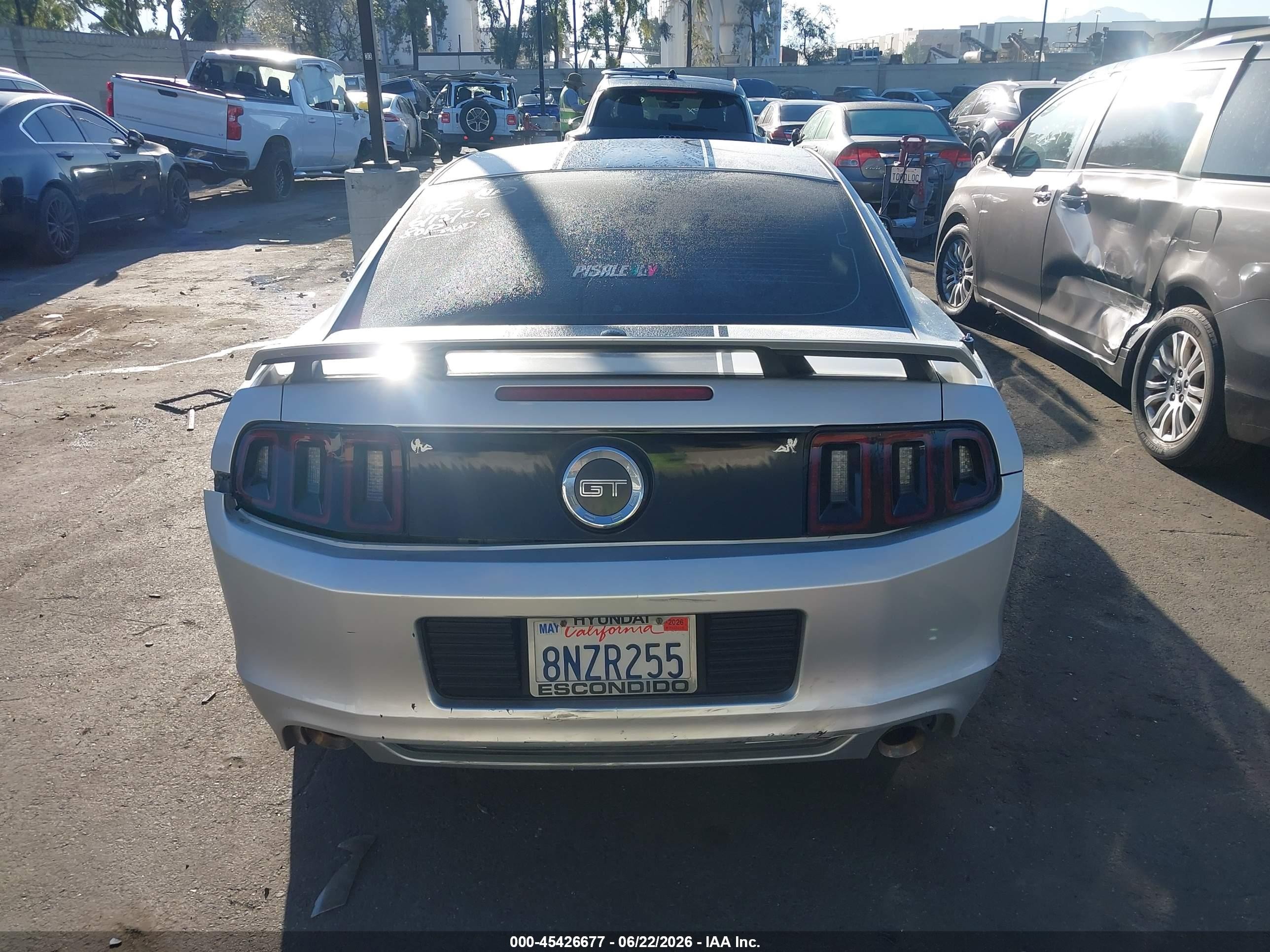 2013 Ford Mustang Gt/gt Premium Silver vin: 1ZVBP8CF2D5219325