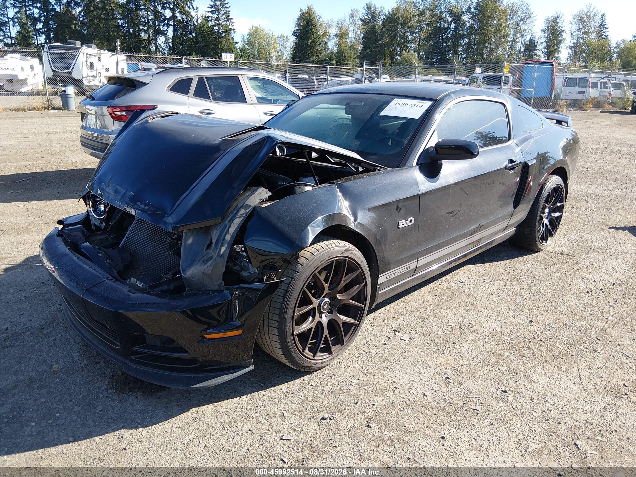2013 Ford Mustang Gt Premium Black vin: 1ZVBP8CF2D5233578