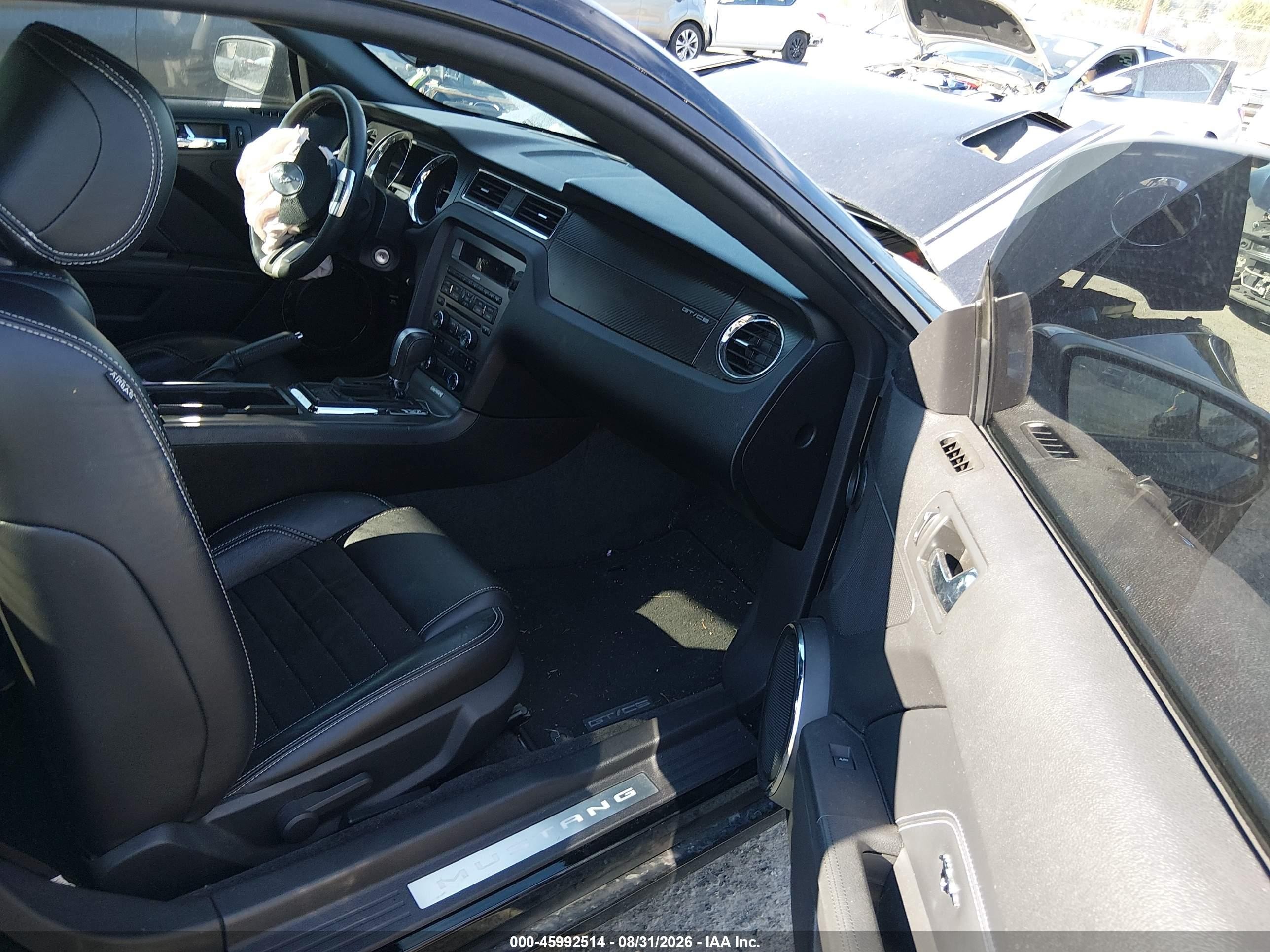 2013 Ford Mustang Gt Premium Black vin: 1ZVBP8CF2D5233578