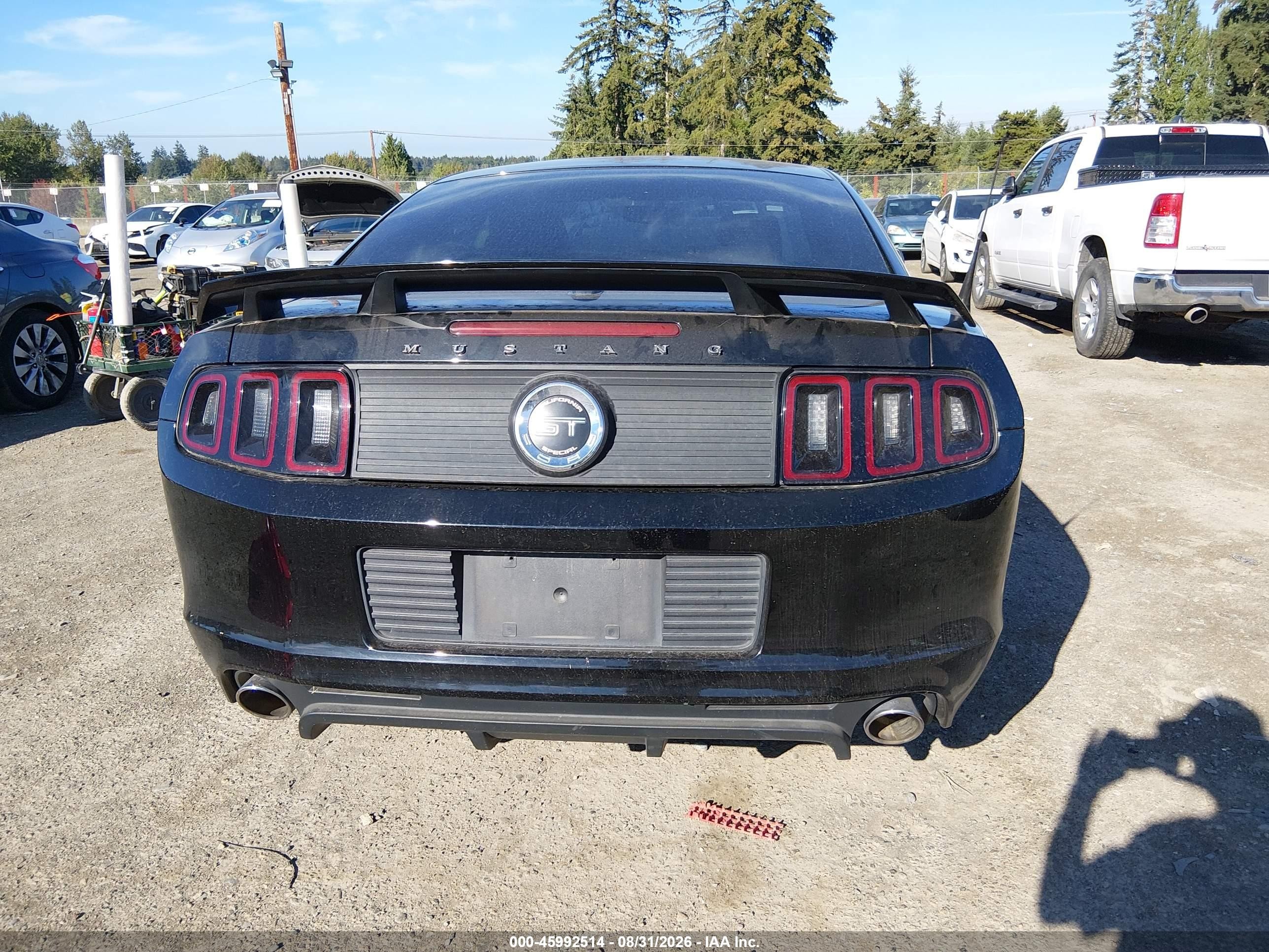 2013 Ford Mustang Gt Premium Black vin: 1ZVBP8CF2D5233578