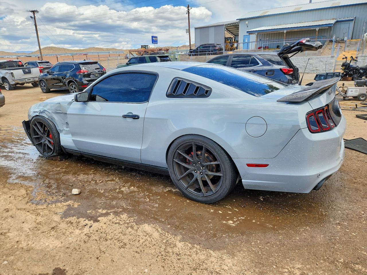 2014 Ford Mustang Gt Gray vin: 1ZVBP8CF2E5204924