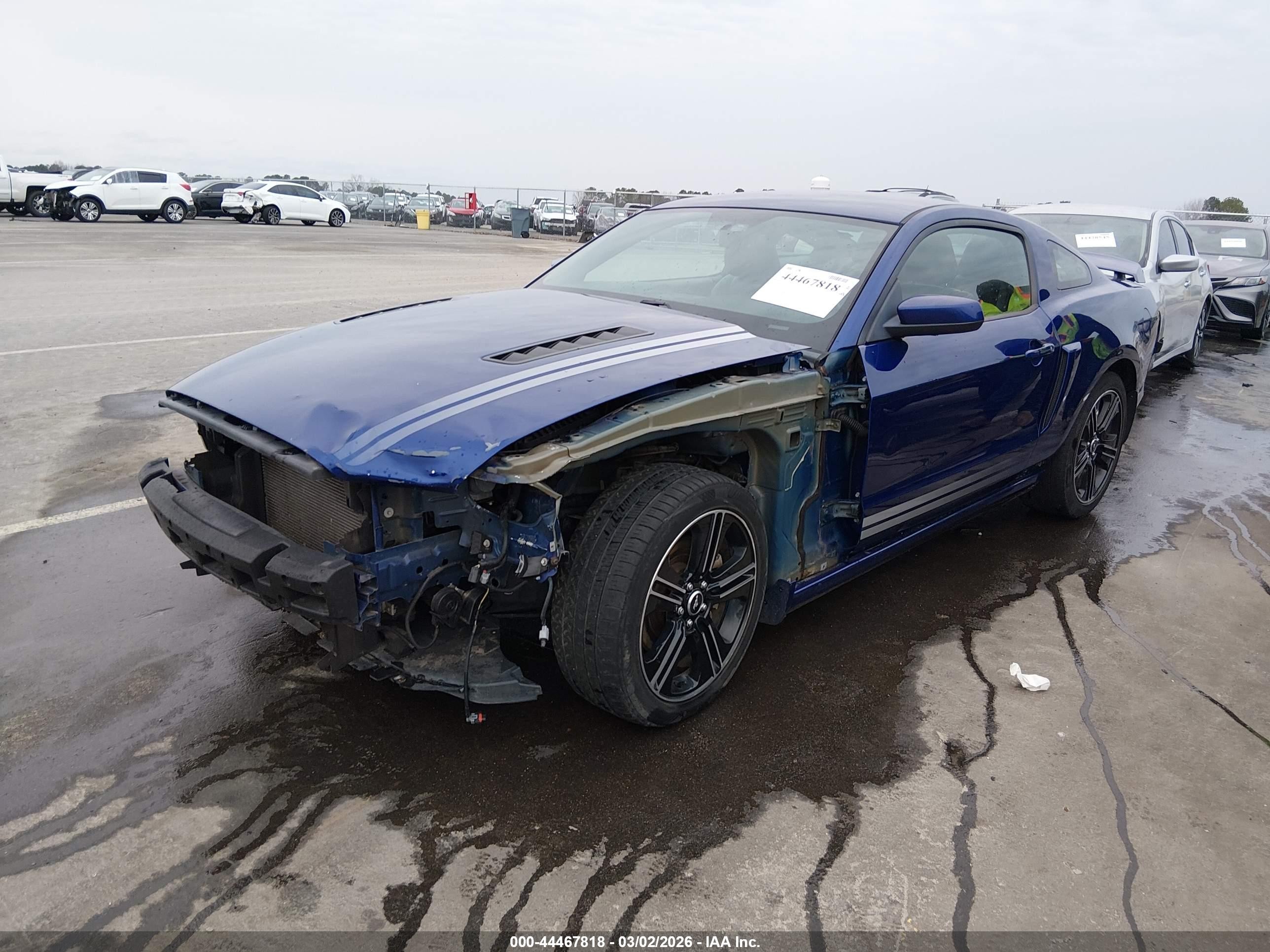 2014 Ford Mustang Gt Premium Blue vin: 1ZVBP8CF2E5209301