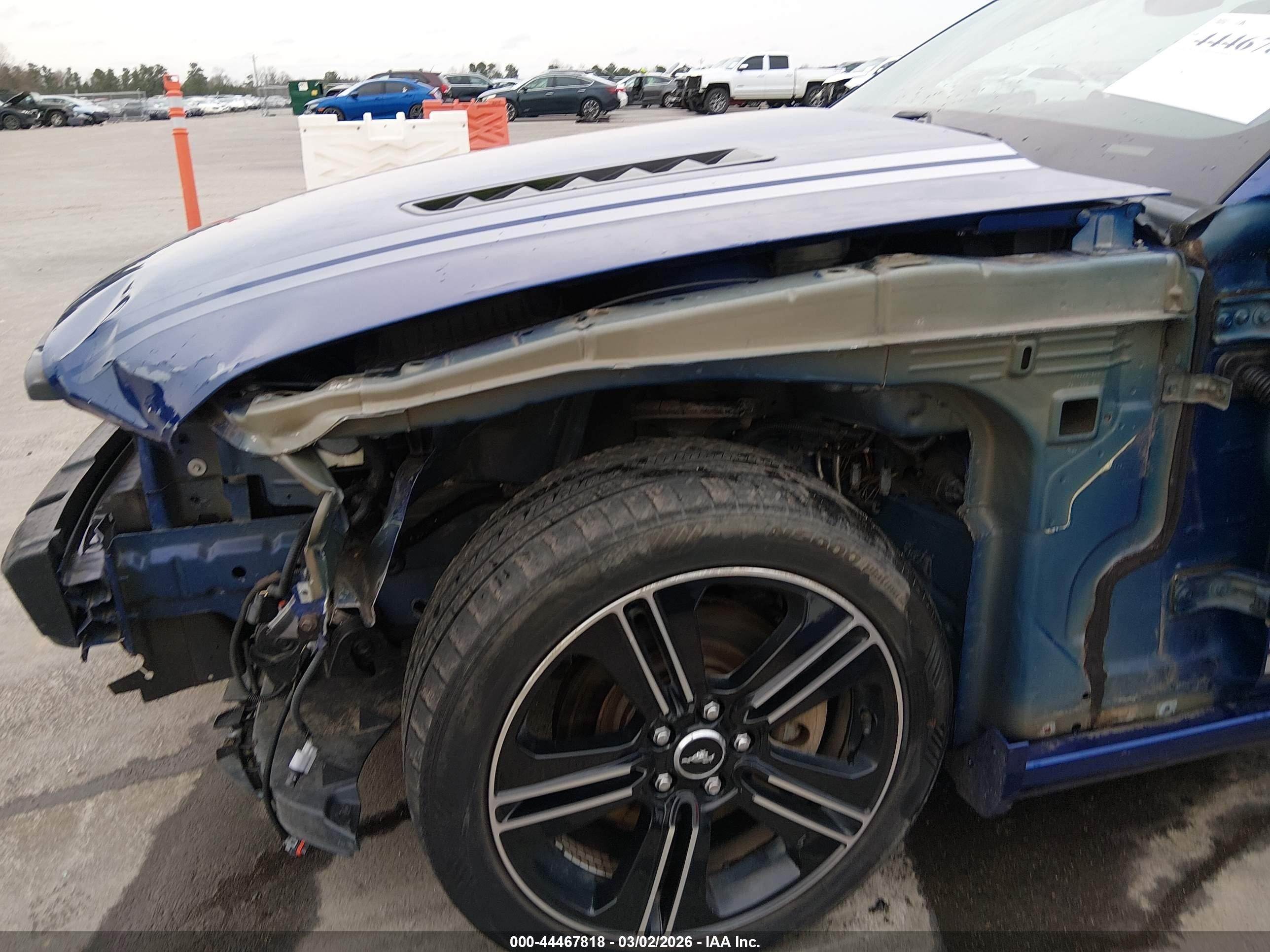 2014 Ford Mustang Gt Premium Blue vin: 1ZVBP8CF2E5209301